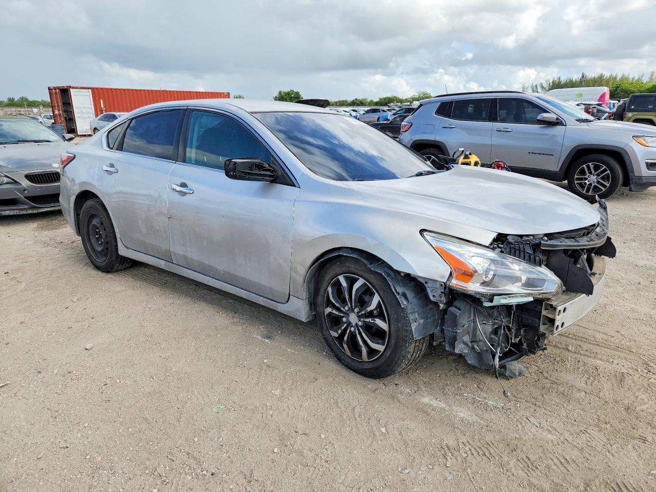2015 Nissan Altima 2.5 S Серый vin: 1N4AL3AP8FN314800