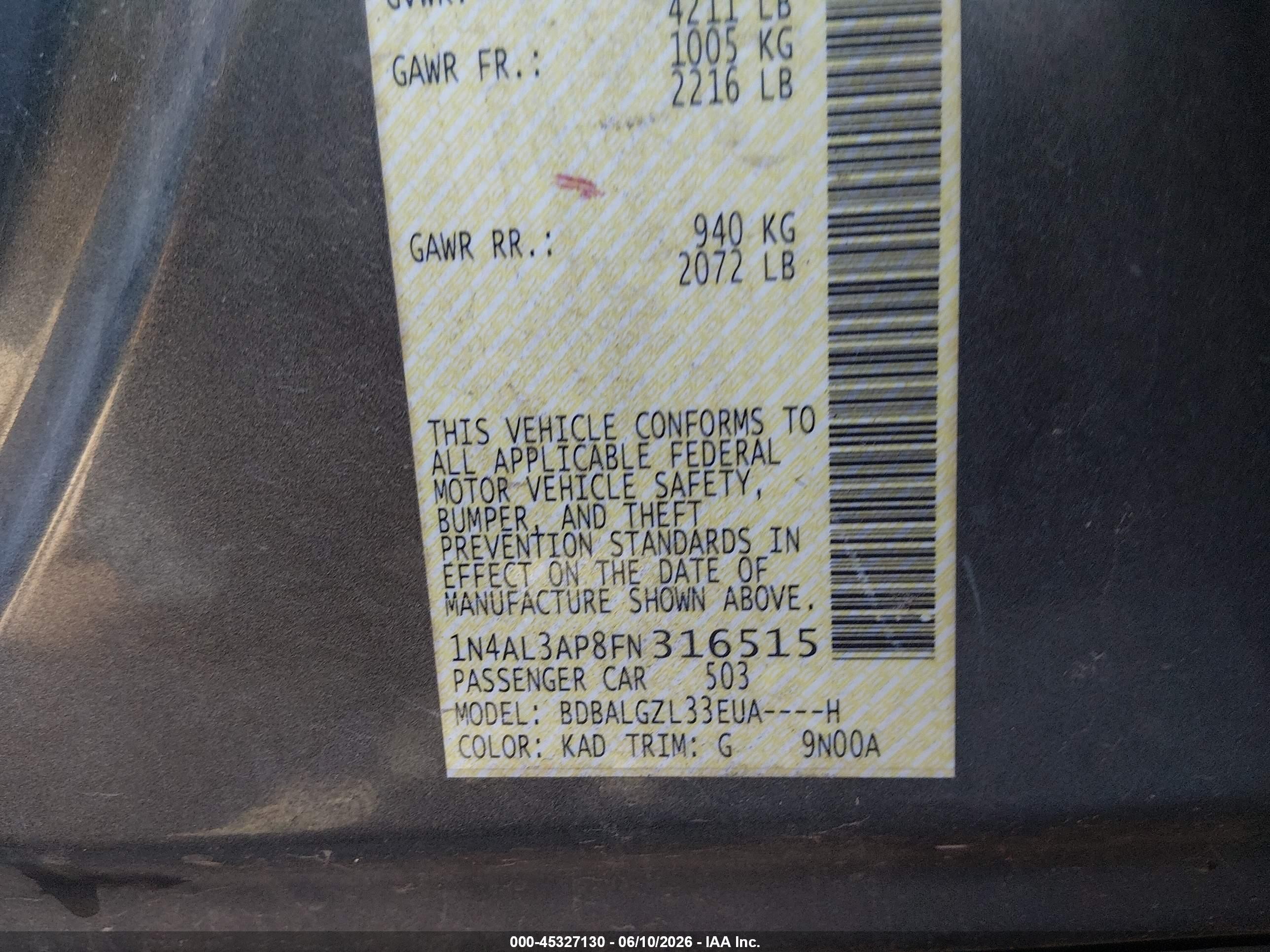 2015 Nissan Altima 2.5 S Silver vin: 1N4AL3AP8FN316515