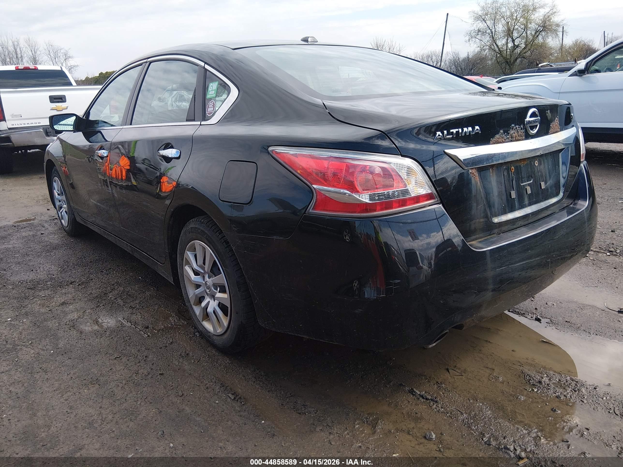 2015 Nissan Altima 2.5/2.5 S/2.5 Sl/2.5 Sv Black vin: 1N4AL3AP8FN322671