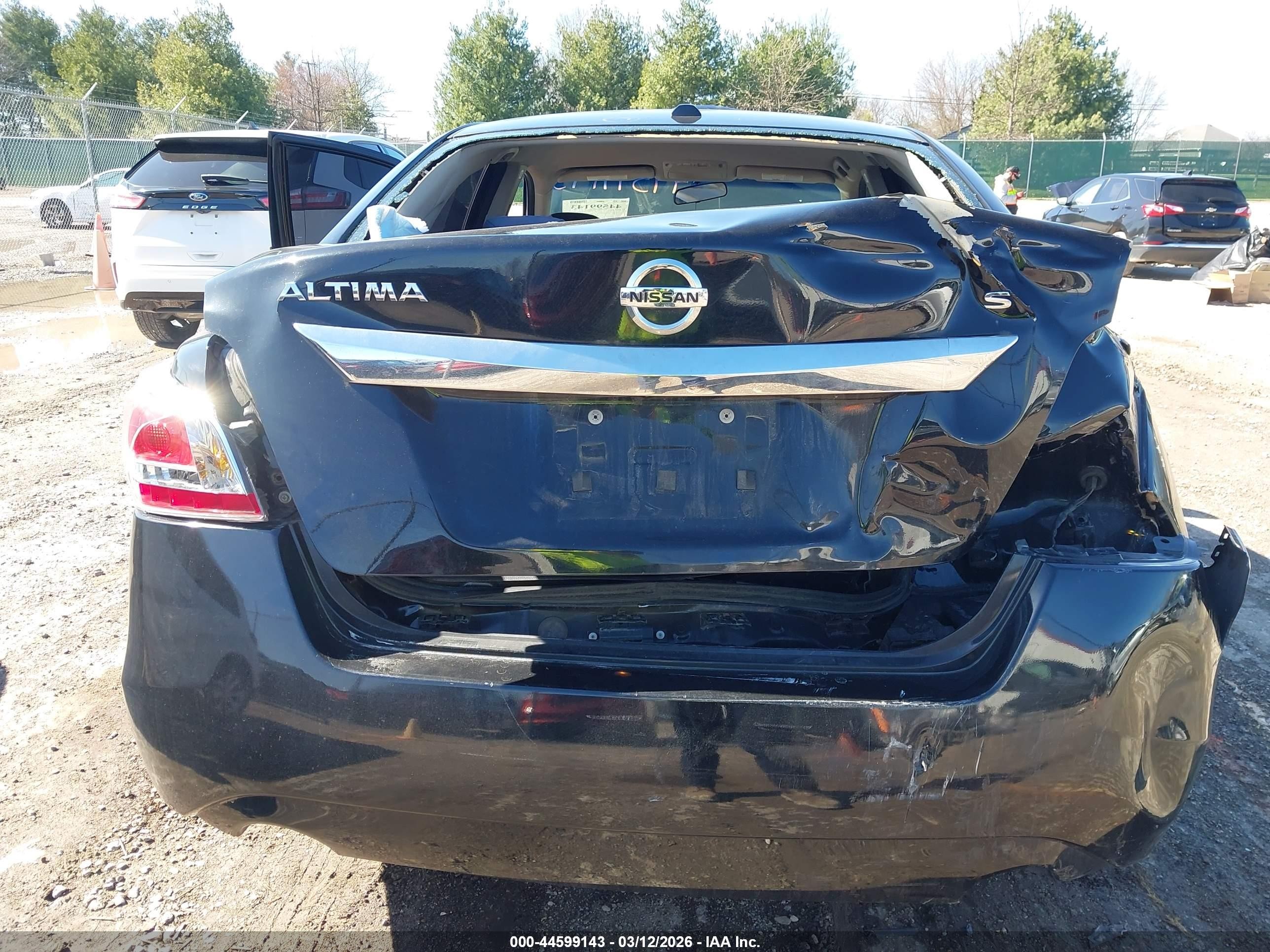 2015 Nissan Altima 2.5/2.5 S/2.5 Sl/2.5 Sv Black vin: 1N4AL3AP8FN324680