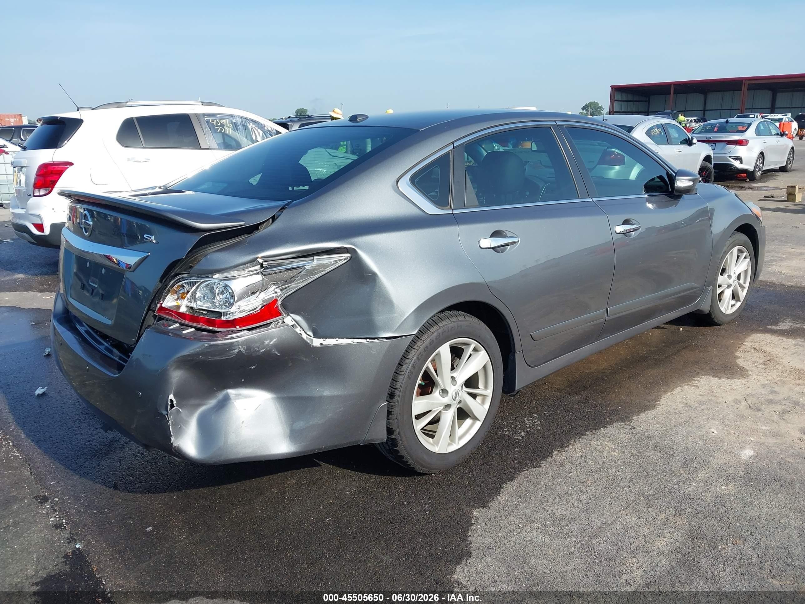 2015 Nissan Altima 2.5 Sl Gray vin: 1N4AL3AP8FN340040