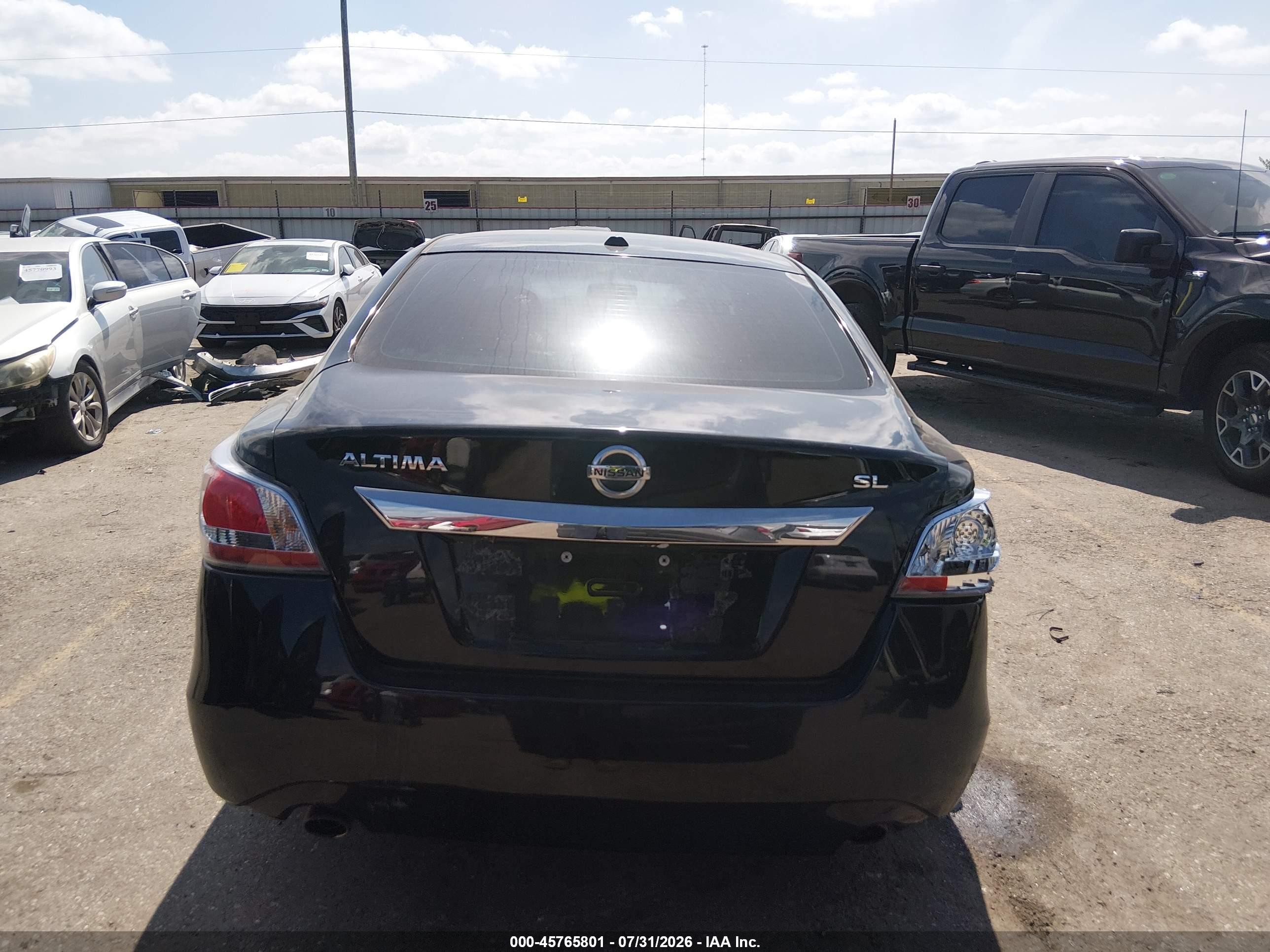 2015 Nissan Altima 2.5 Sl Black vin: 1N4AL3AP8FN344394