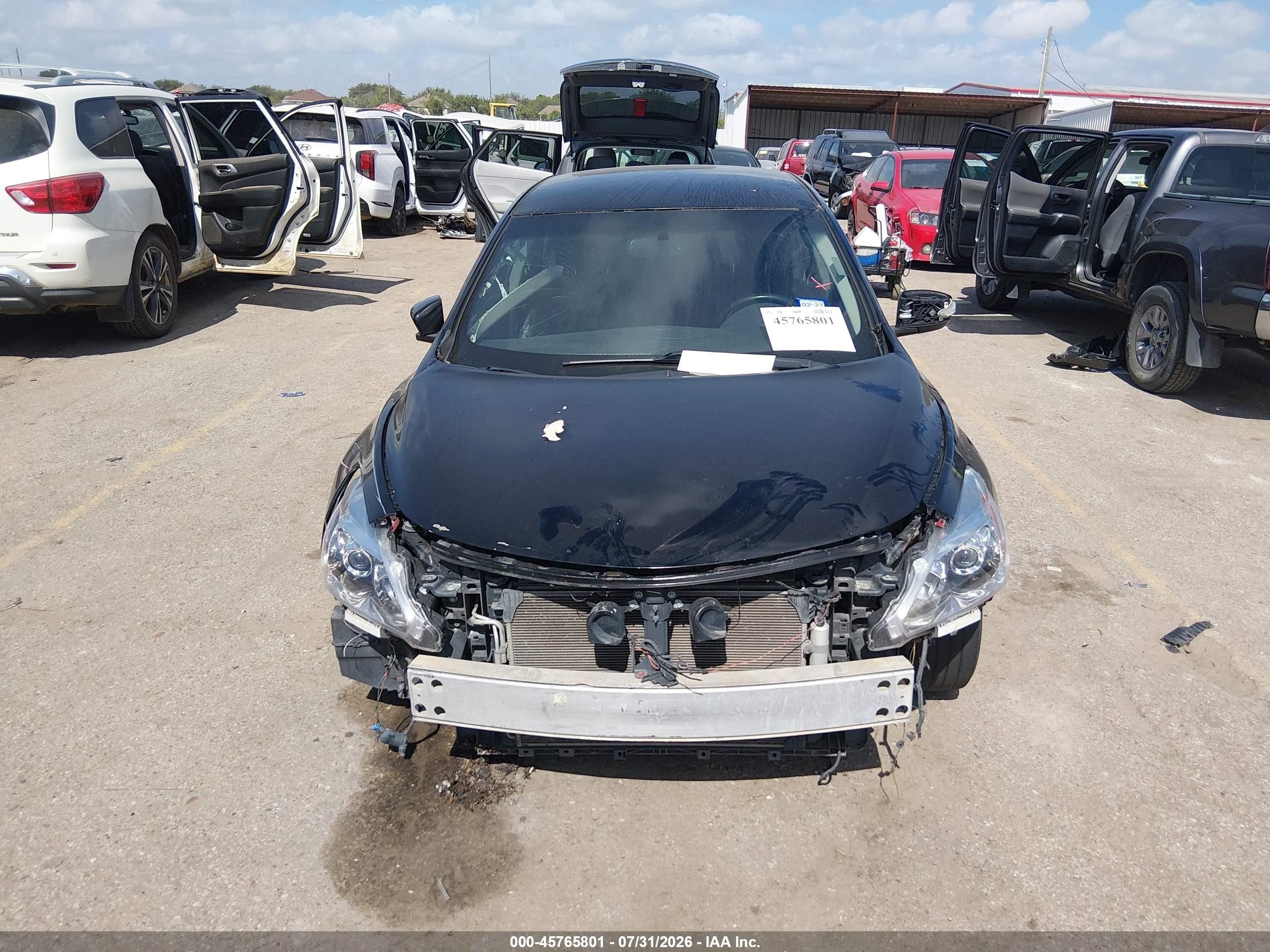 2015 Nissan Altima 2.5 Sl Black vin: 1N4AL3AP8FN344394