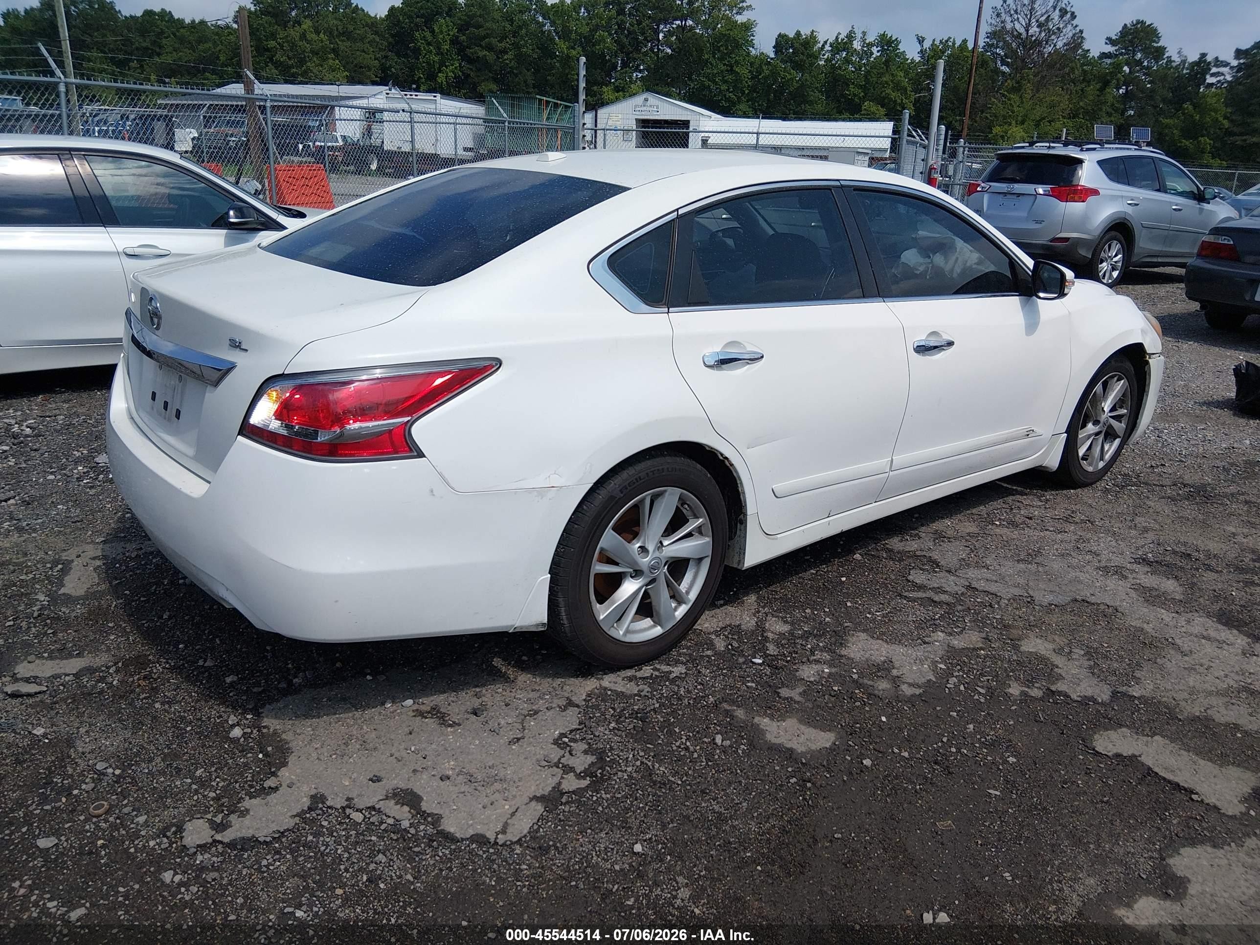 2015 Nissan Altima 2.5 Sl Белый vin: 1N4AL3AP8FN345710
