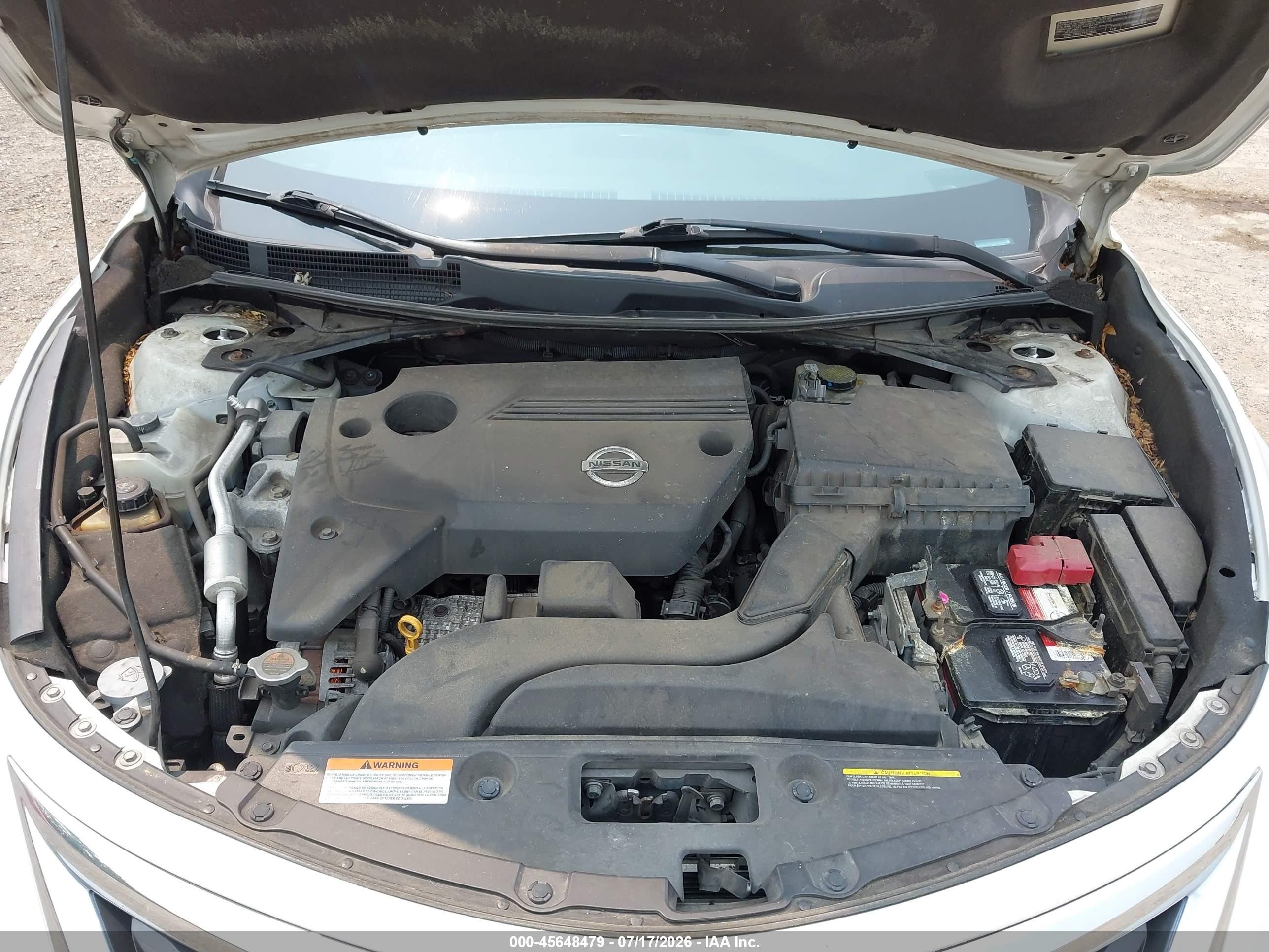 2015 Nissan Altima 2.5 Sl White vin: 1N4AL3AP8FN350616