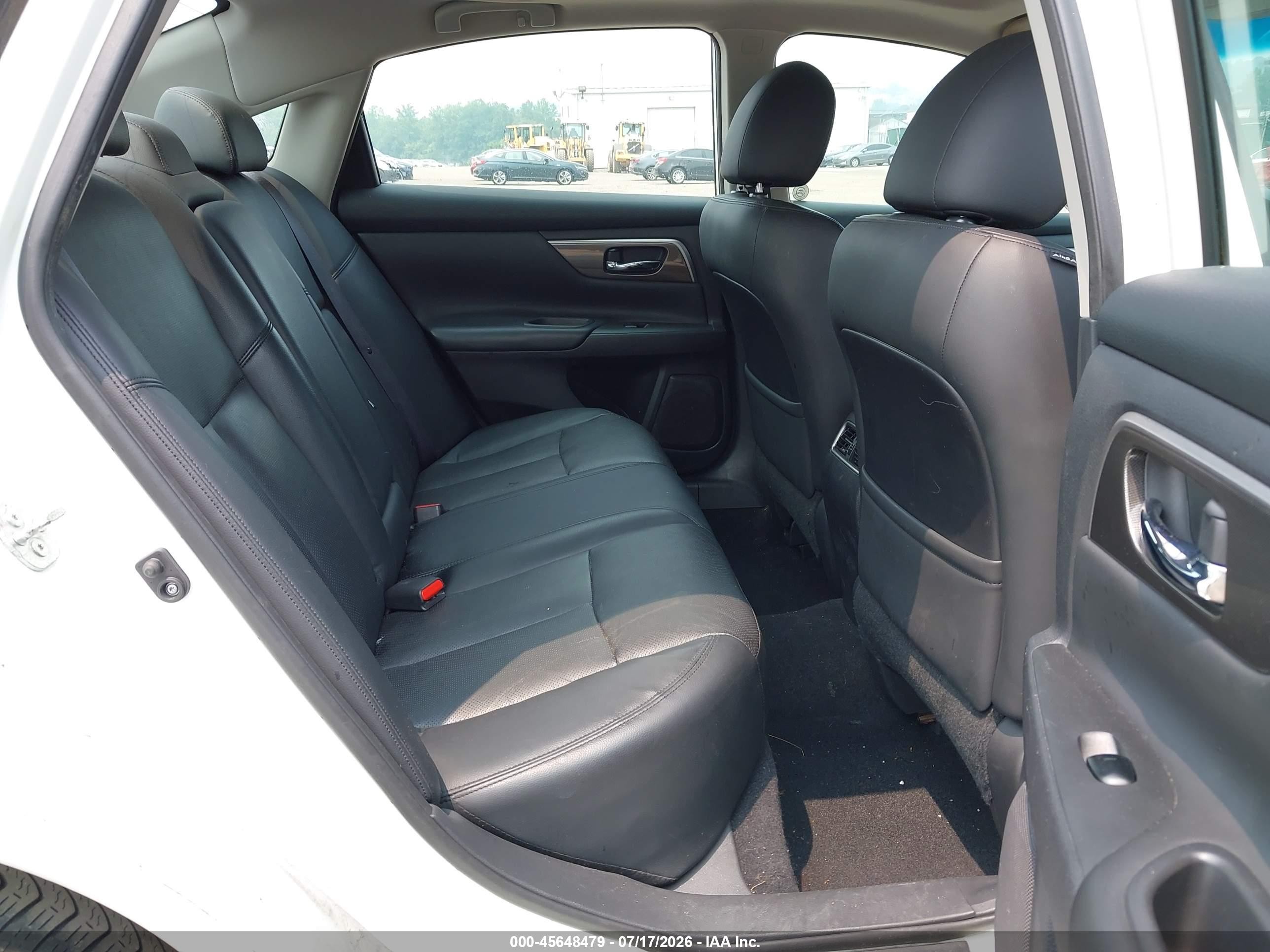 2015 Nissan Altima 2.5 Sl White vin: 1N4AL3AP8FN350616