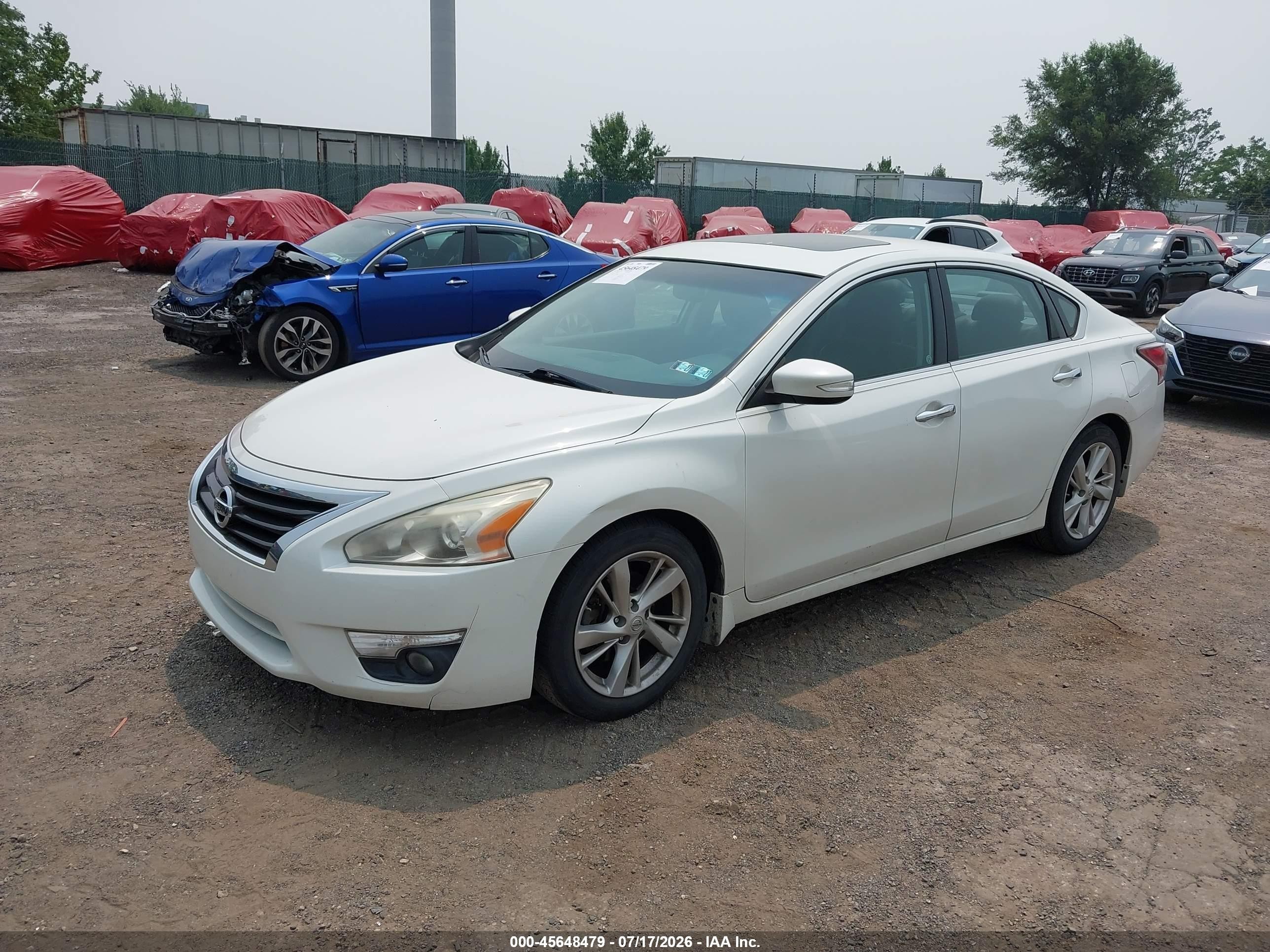 2015 Nissan Altima 2.5 Sl White vin: 1N4AL3AP8FN350616