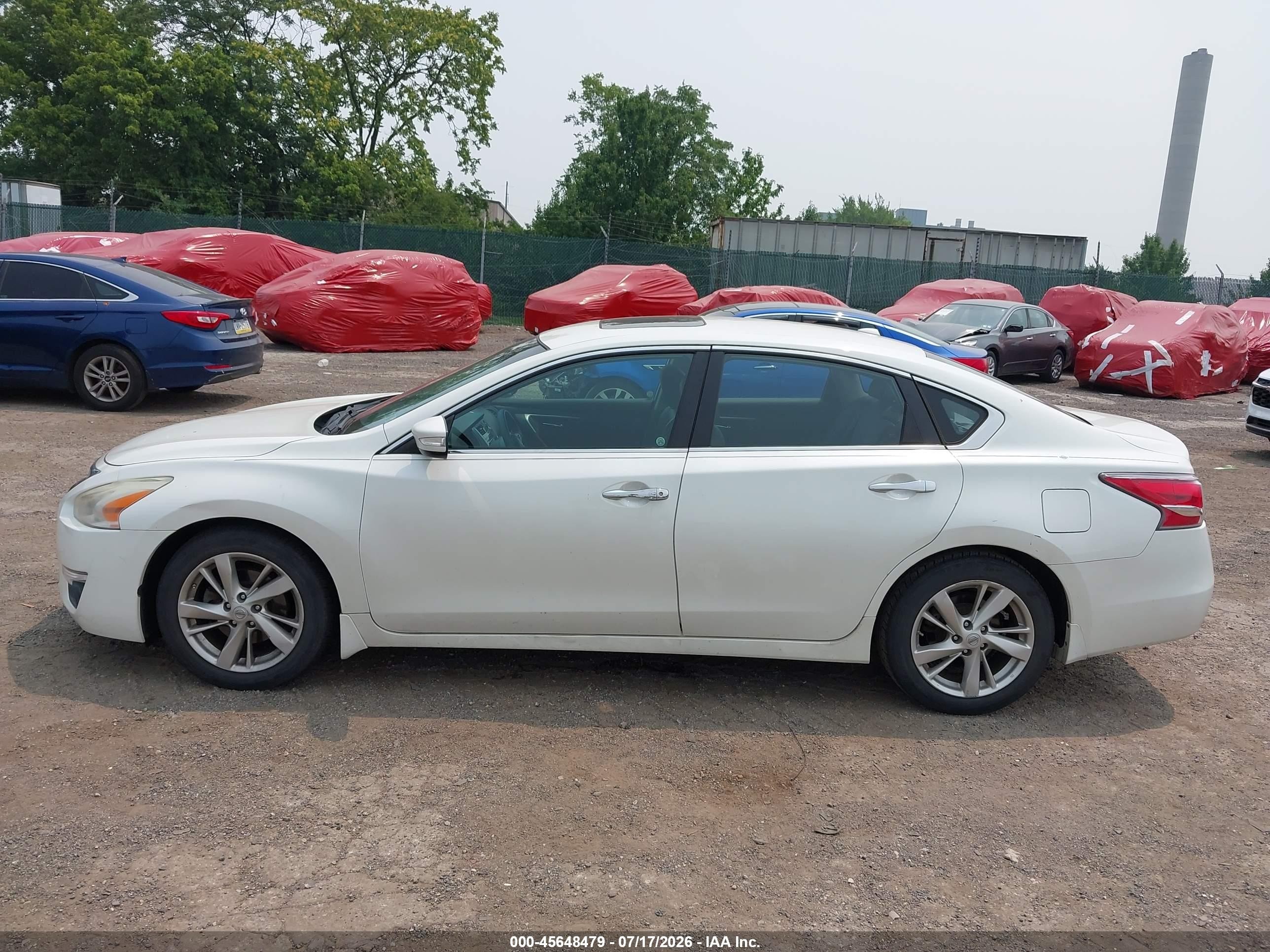 2015 Nissan Altima 2.5 Sl White vin: 1N4AL3AP8FN350616