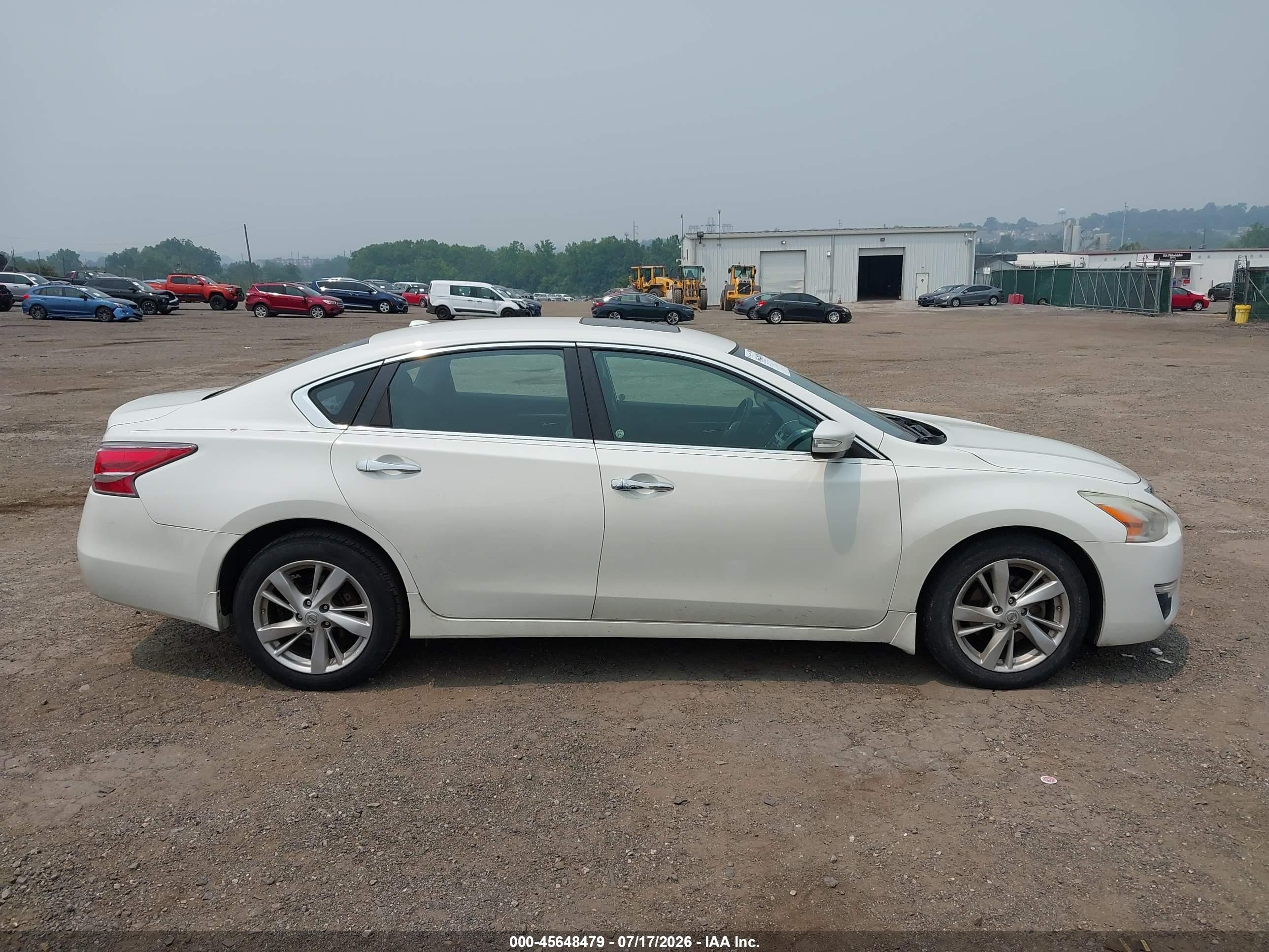 2015 Nissan Altima 2.5 Sl White vin: 1N4AL3AP8FN350616