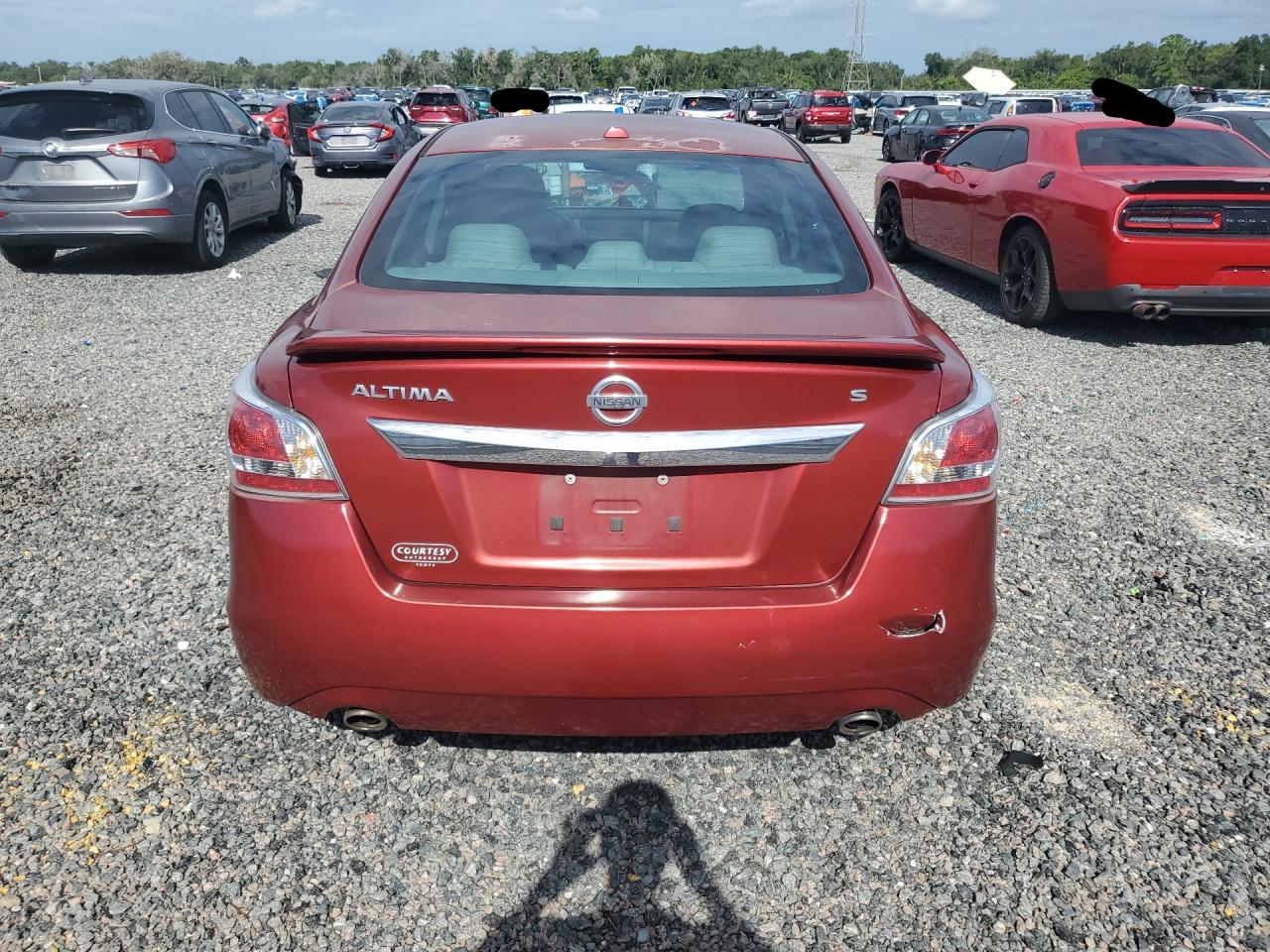 2015 Nissan Altima 2.5 S Бордовый vin: 1N4AL3AP8FN861498