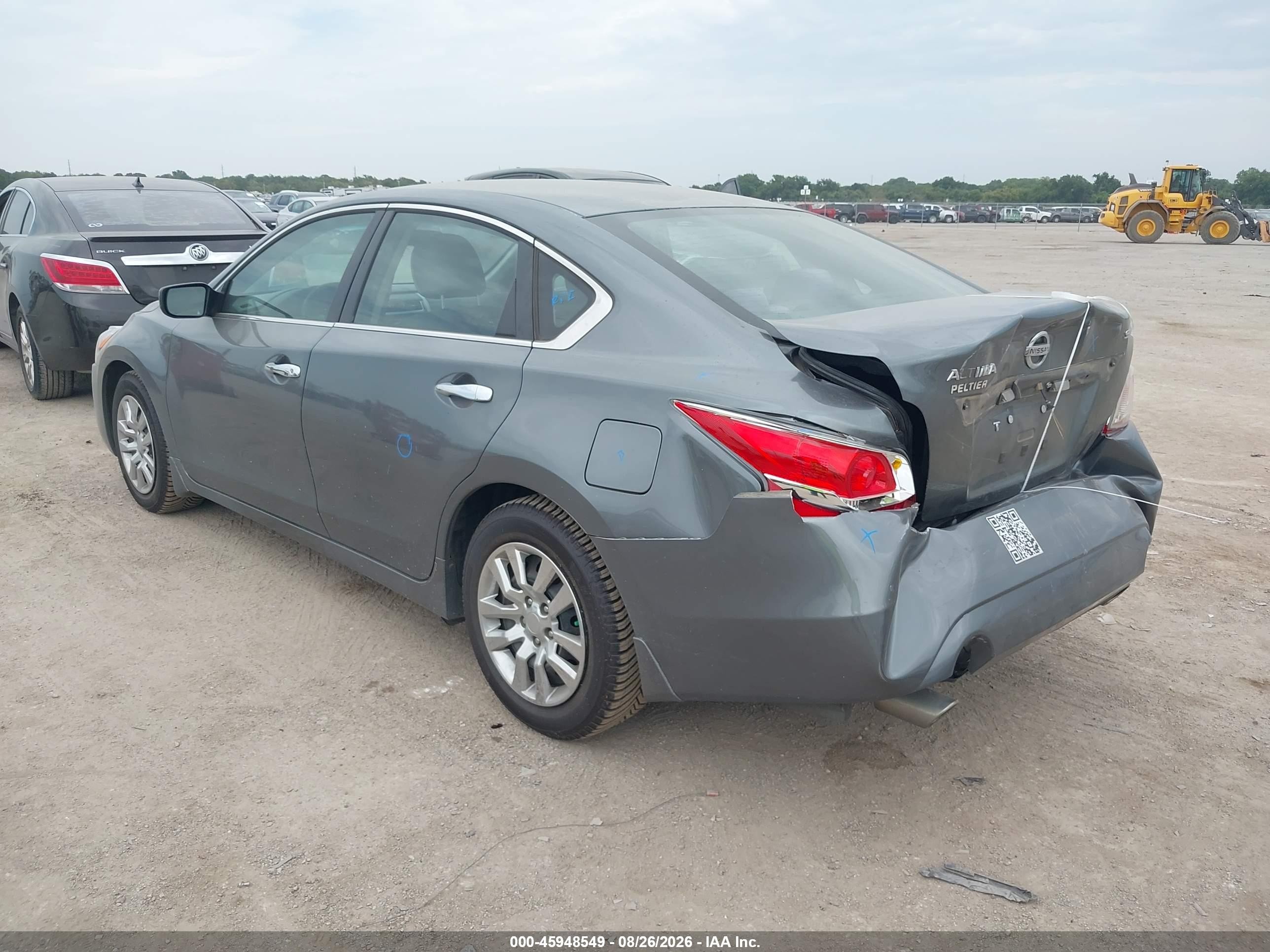 2015 Nissan Altima 2.5 S Gray vin: 1N4AL3AP8FN866345