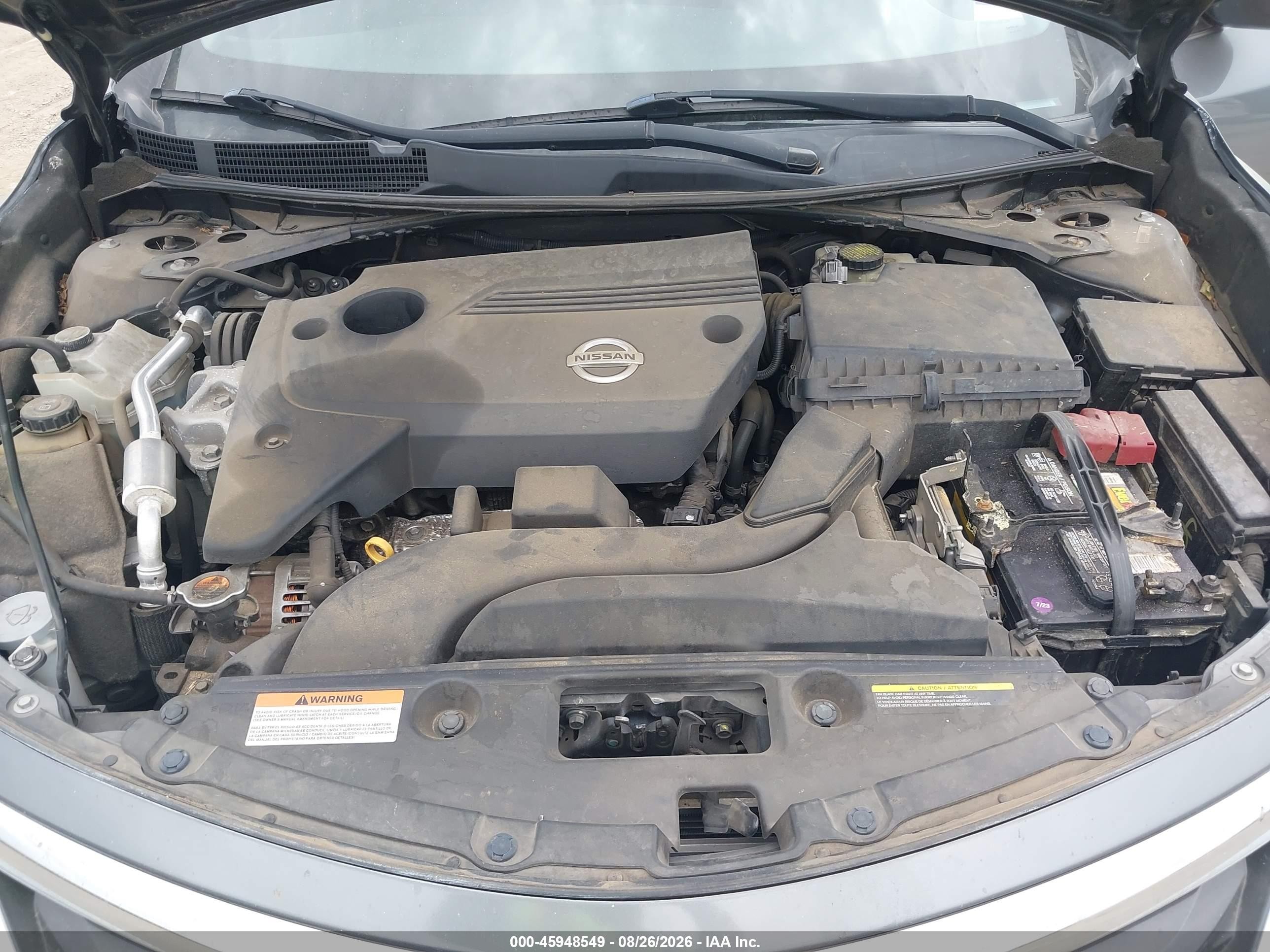2015 Nissan Altima 2.5 S Gray vin: 1N4AL3AP8FN866345