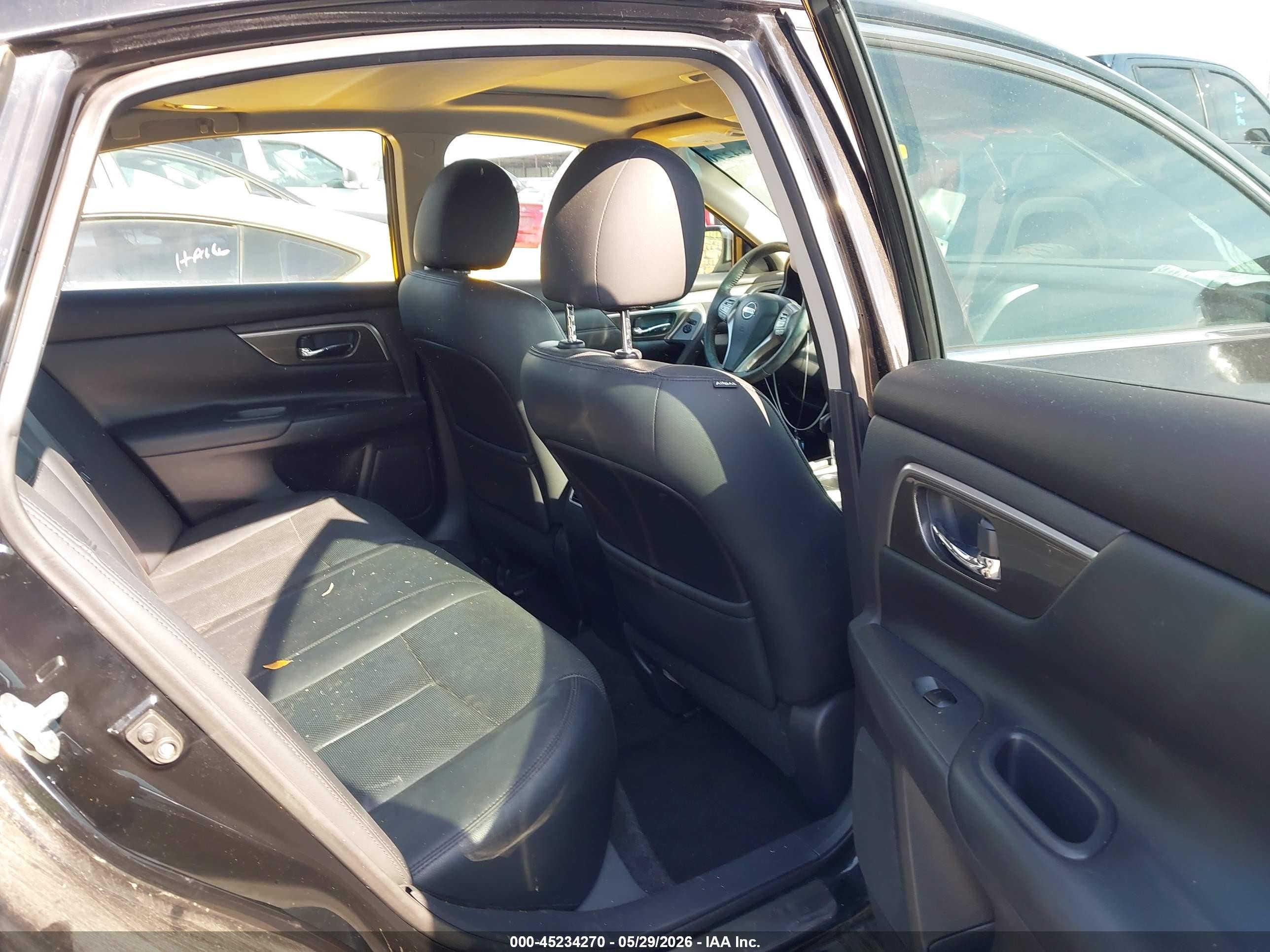 2015 Nissan Altima 2.5 Sl Черный vin: 1N4AL3AP8FN893237