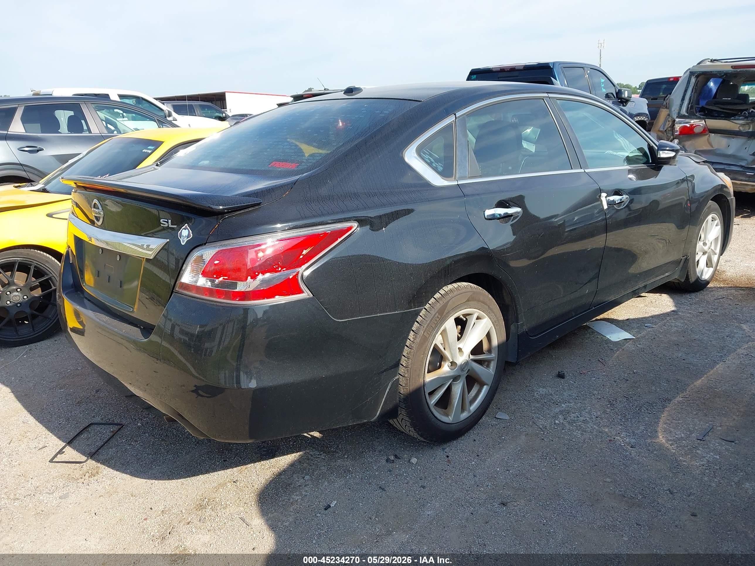 2015 Nissan Altima 2.5 Sl Черный vin: 1N4AL3AP8FN893237