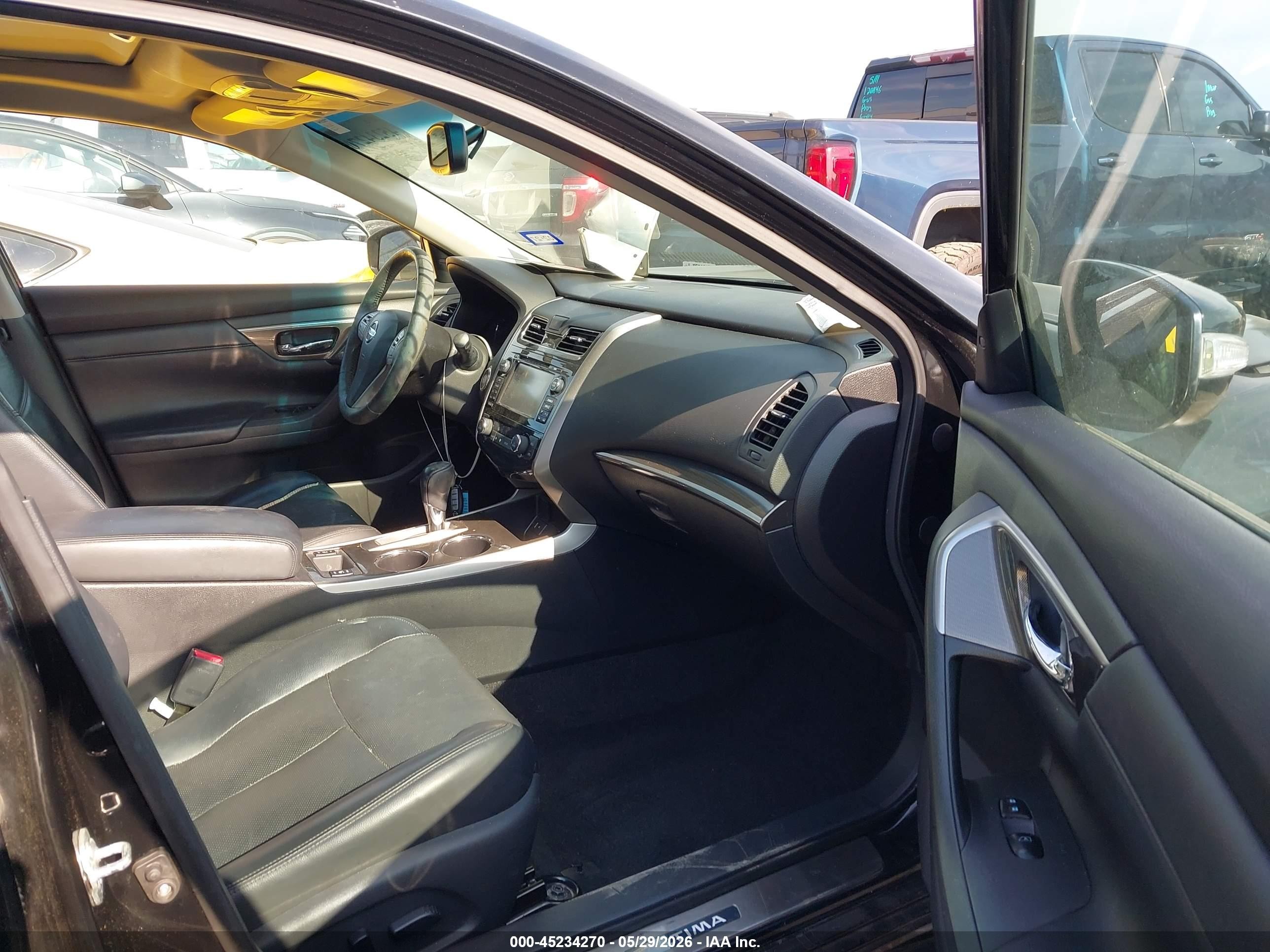 2015 Nissan Altima 2.5 Sl Черный vin: 1N4AL3AP8FN893237