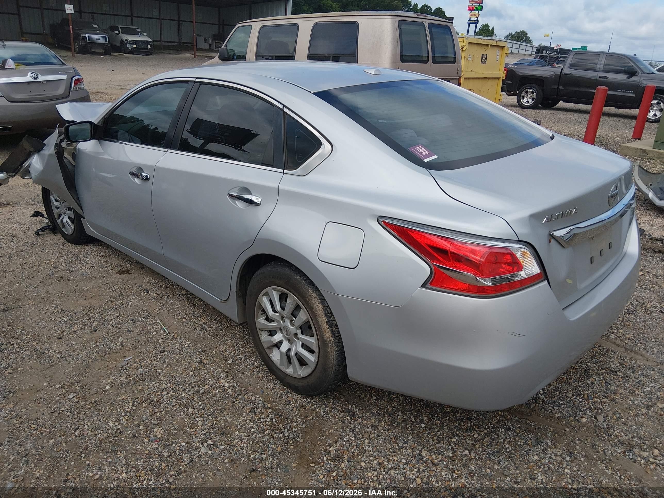 2015 Nissan Altima 2.5/2.5 S/2.5 Sl/2.5 Sv Silver vin: 1N4AL3AP8FN901207