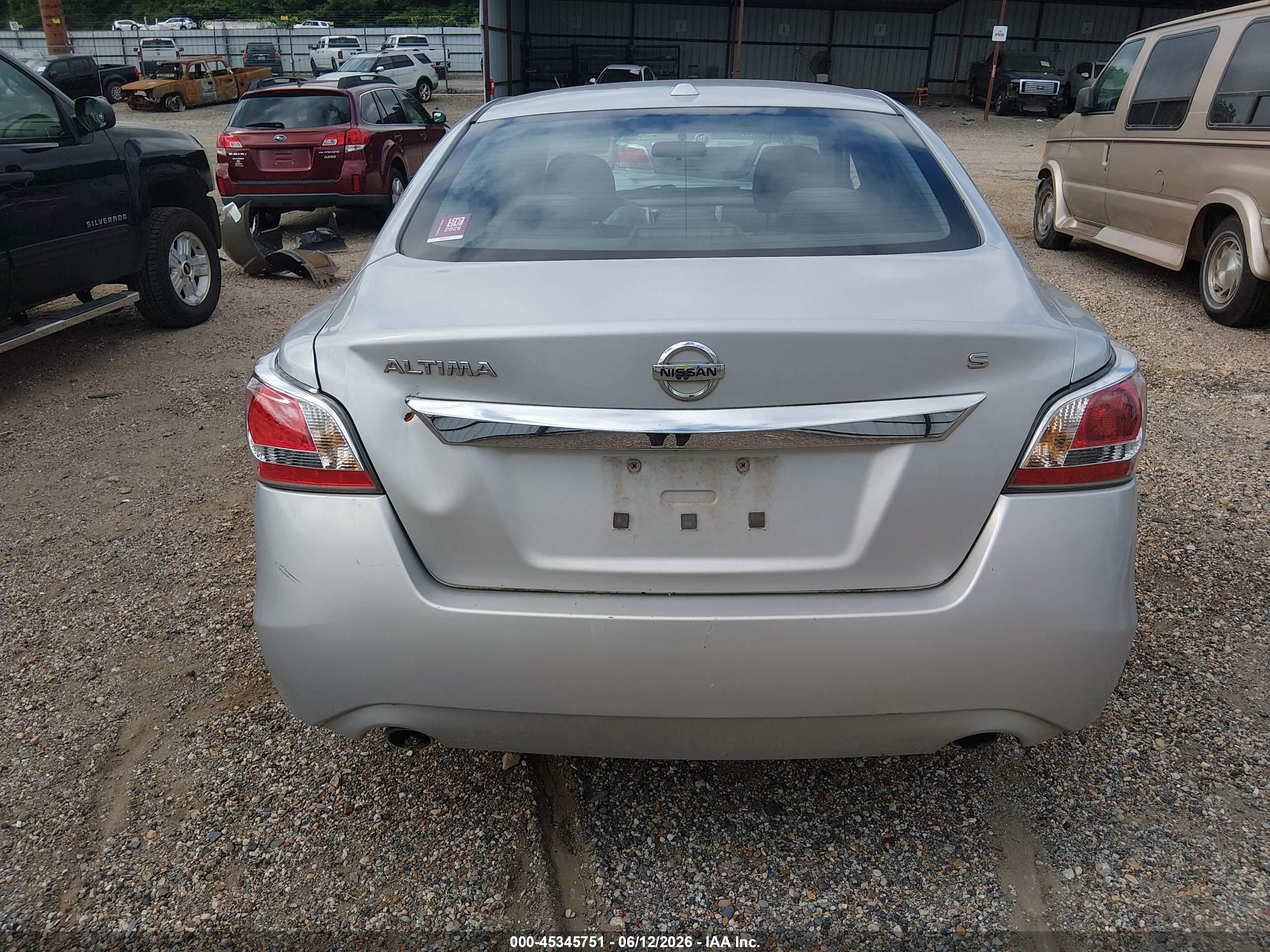 2015 Nissan Altima 2.5/2.5 S/2.5 Sl/2.5 Sv Silver vin: 1N4AL3AP8FN901207