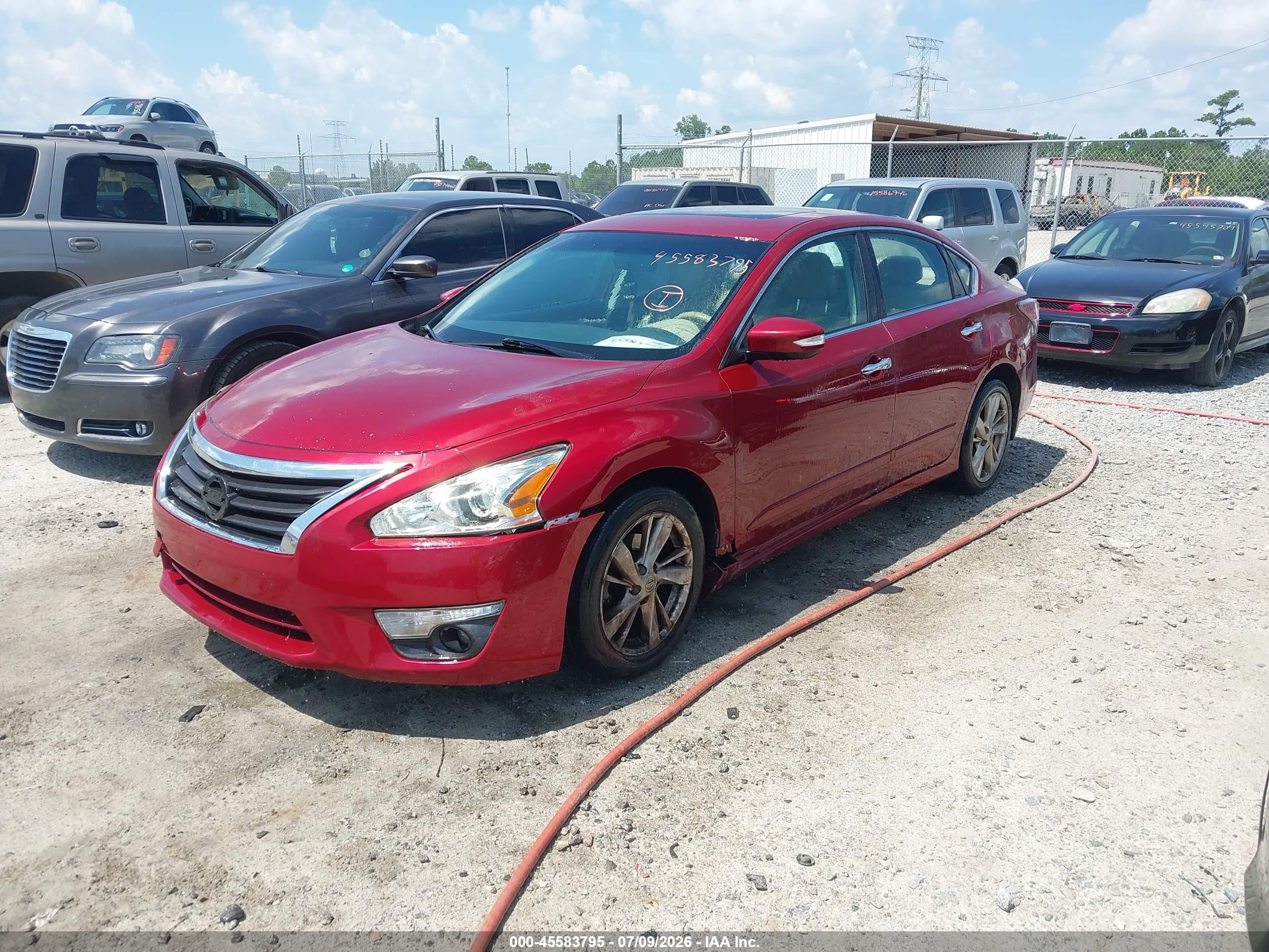 2015 Nissan Altima 2.5 Sl Red vin: 1N4AL3AP8FN910652