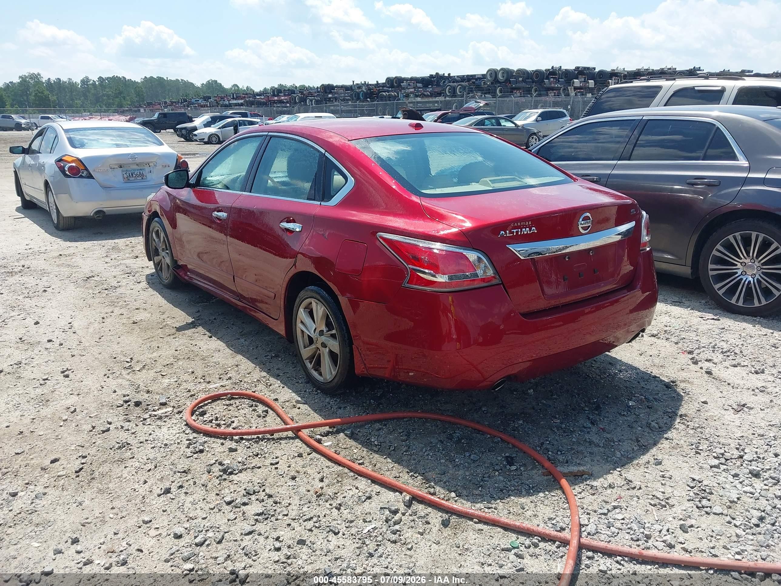 2015 Nissan Altima 2.5 Sl Red vin: 1N4AL3AP8FN910652