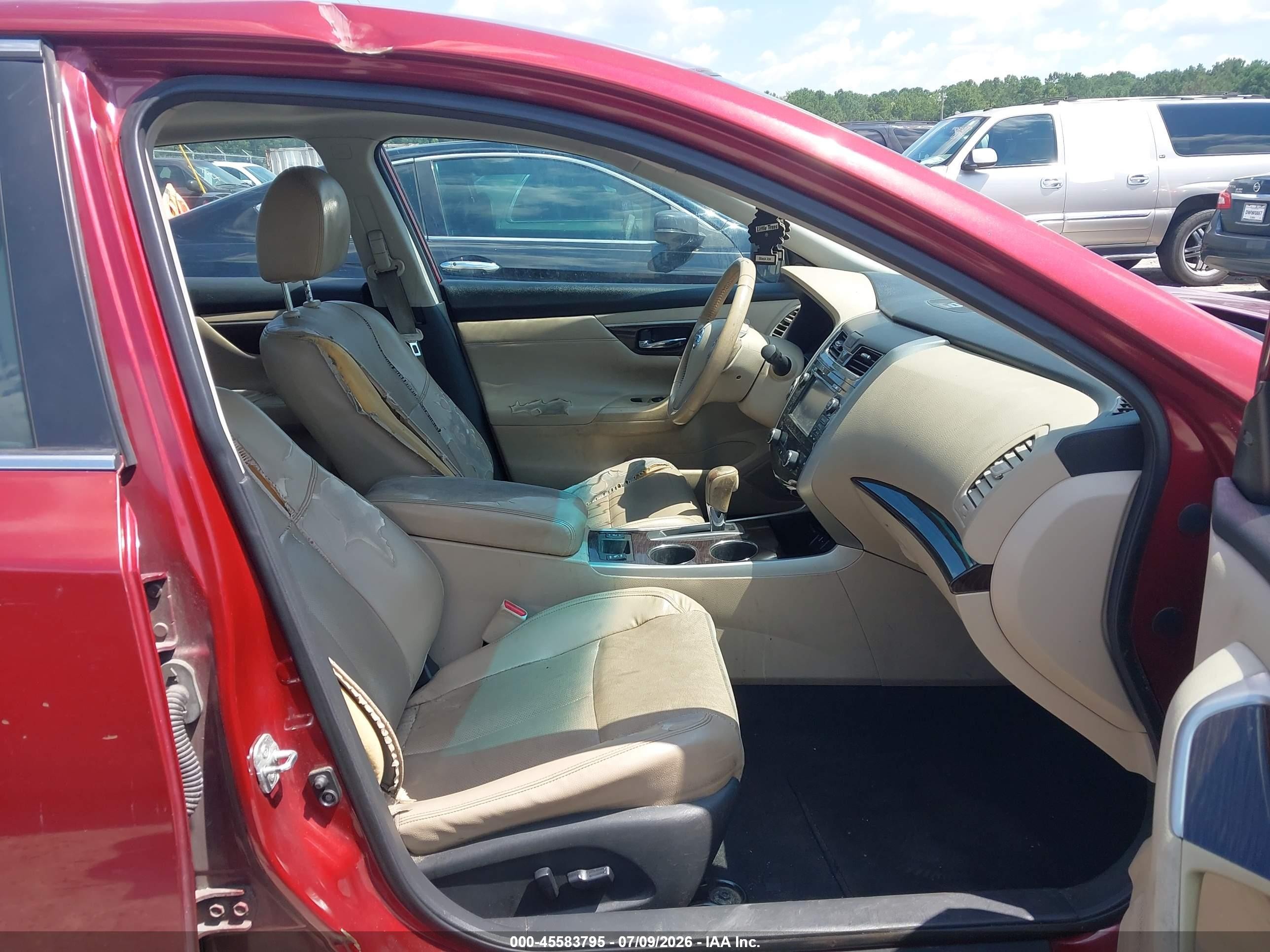 2015 Nissan Altima 2.5 Sl Red vin: 1N4AL3AP8FN910652