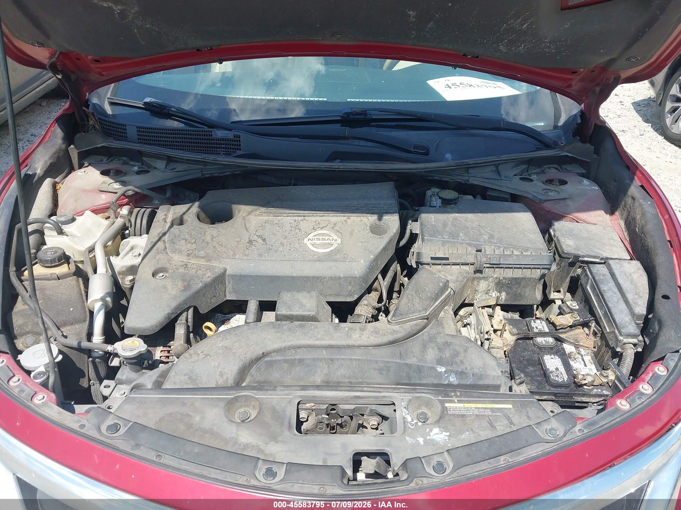 2015 Nissan Altima 2.5 Sl Red vin: 1N4AL3AP8FN910652