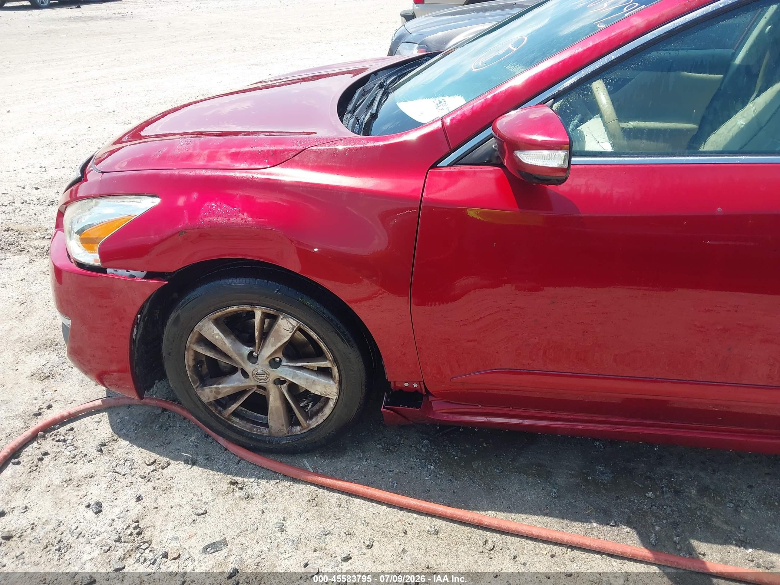 2015 Nissan Altima 2.5 Sl Red vin: 1N4AL3AP8FN910652