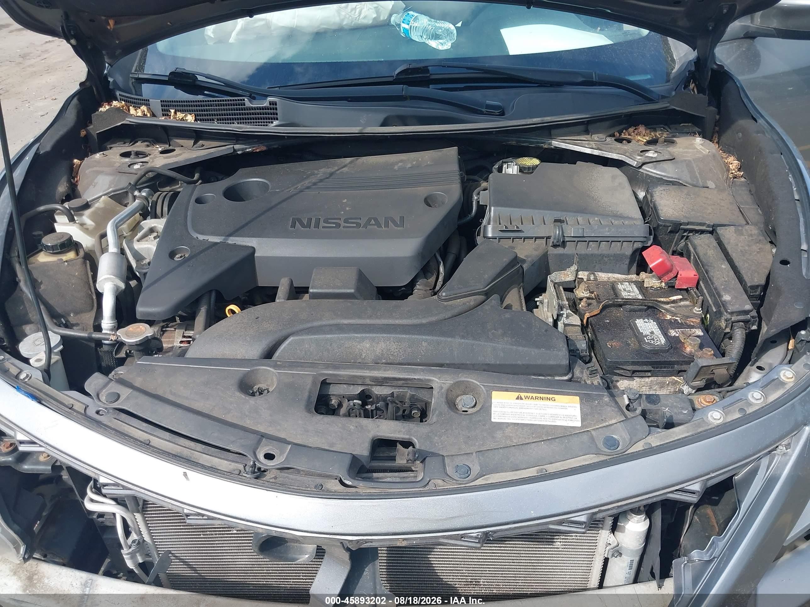 2015 Nissan Altima 2.5 Sl Серый vin: 1N4AL3AP8FN921750