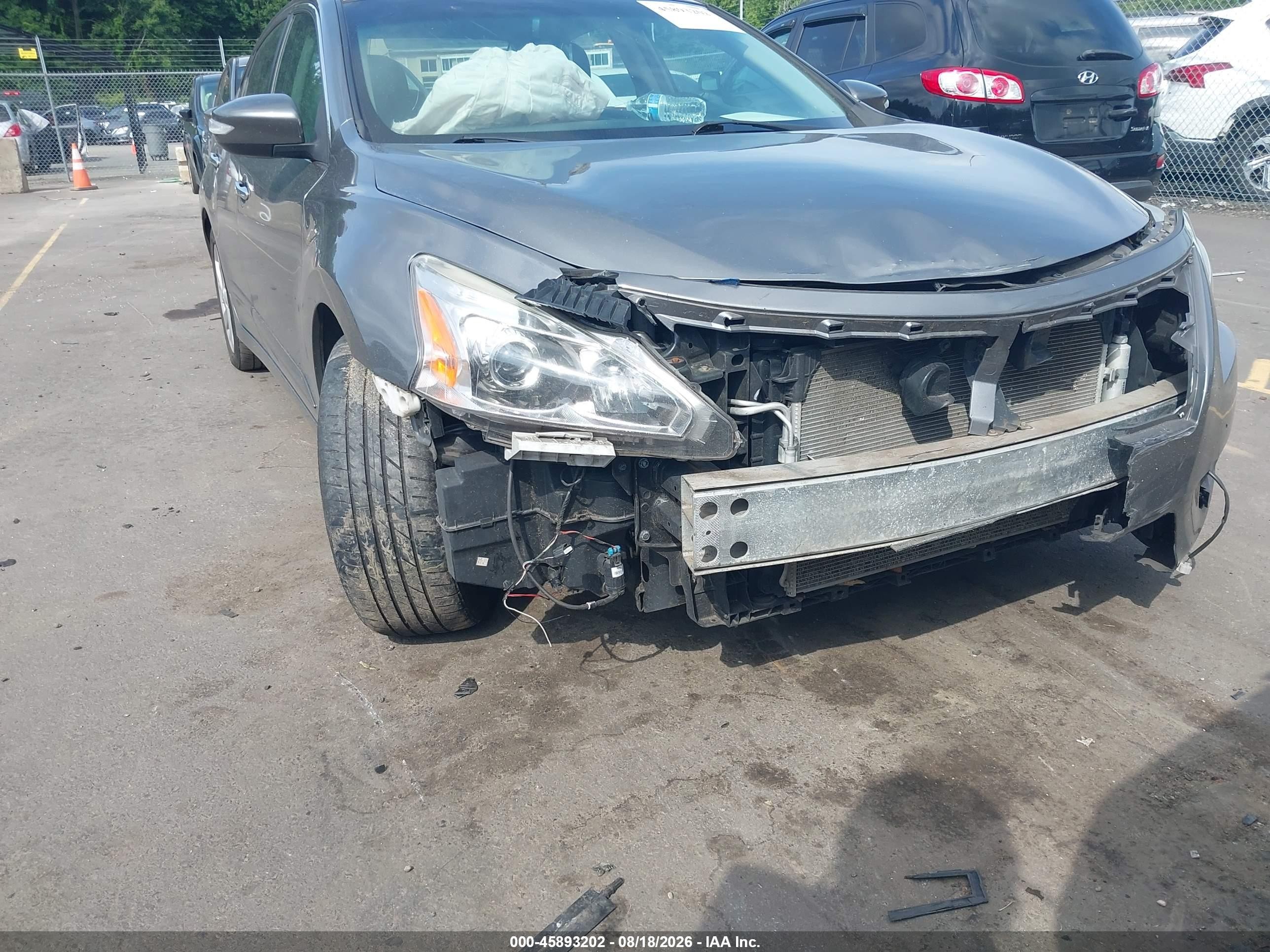 2015 Nissan Altima 2.5 Sl Серый vin: 1N4AL3AP8FN921750