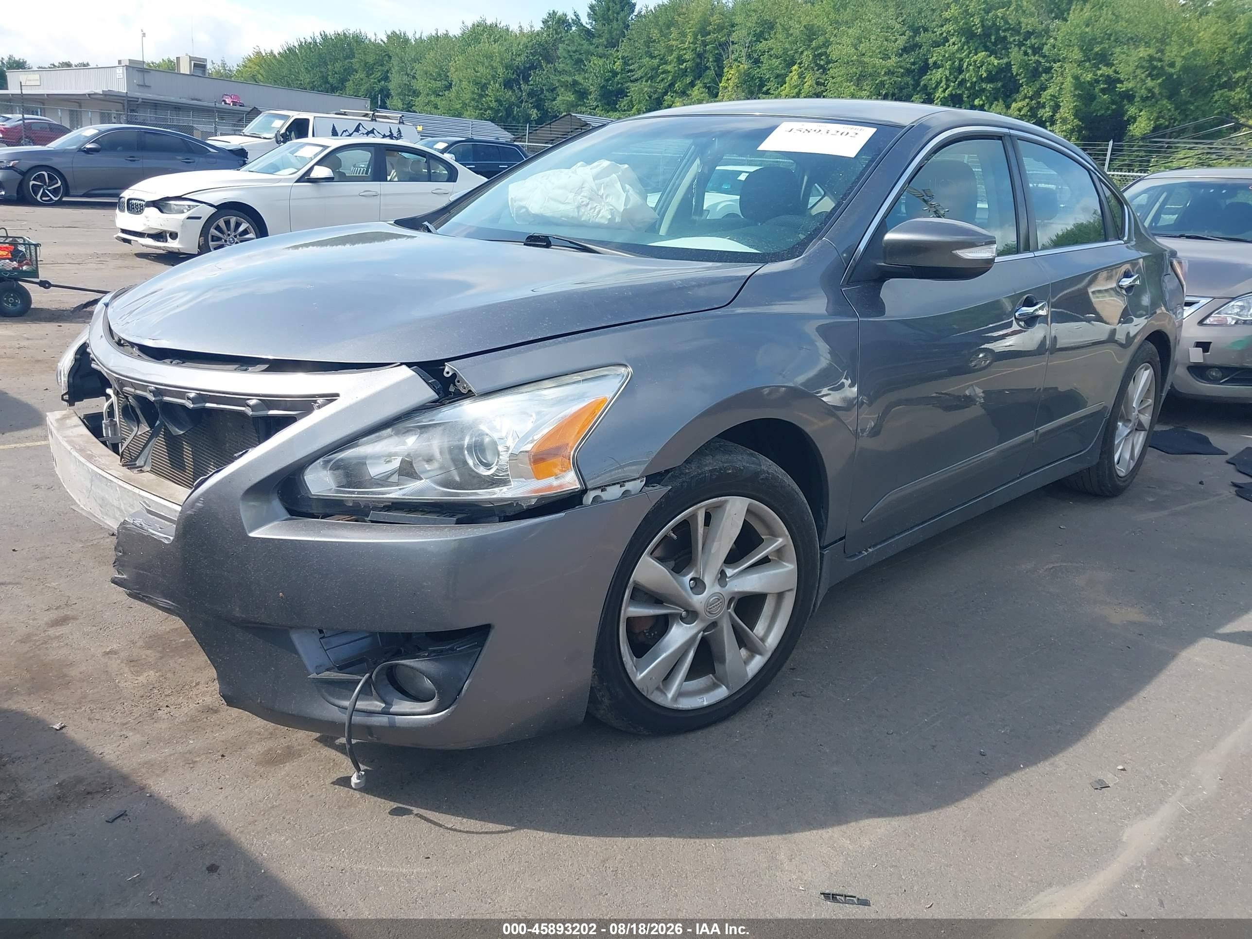 2015 Nissan Altima 2.5 Sl Серый vin: 1N4AL3AP8FN921750