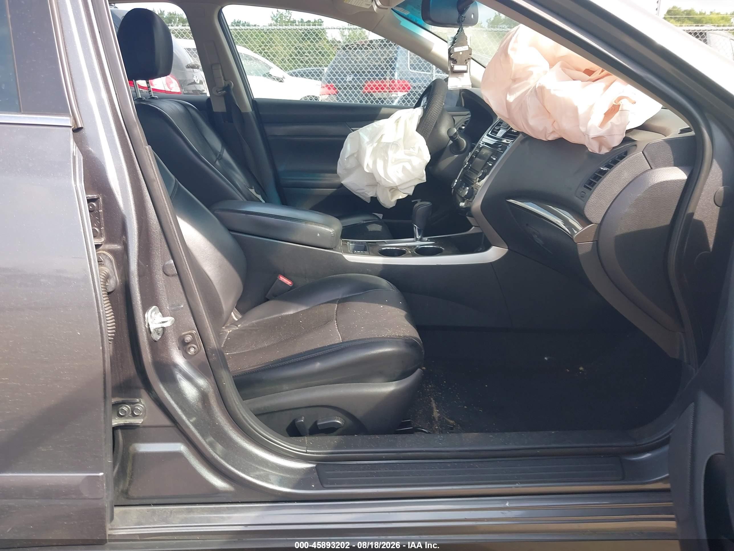 2015 Nissan Altima 2.5 Sl Серый vin: 1N4AL3AP8FN921750