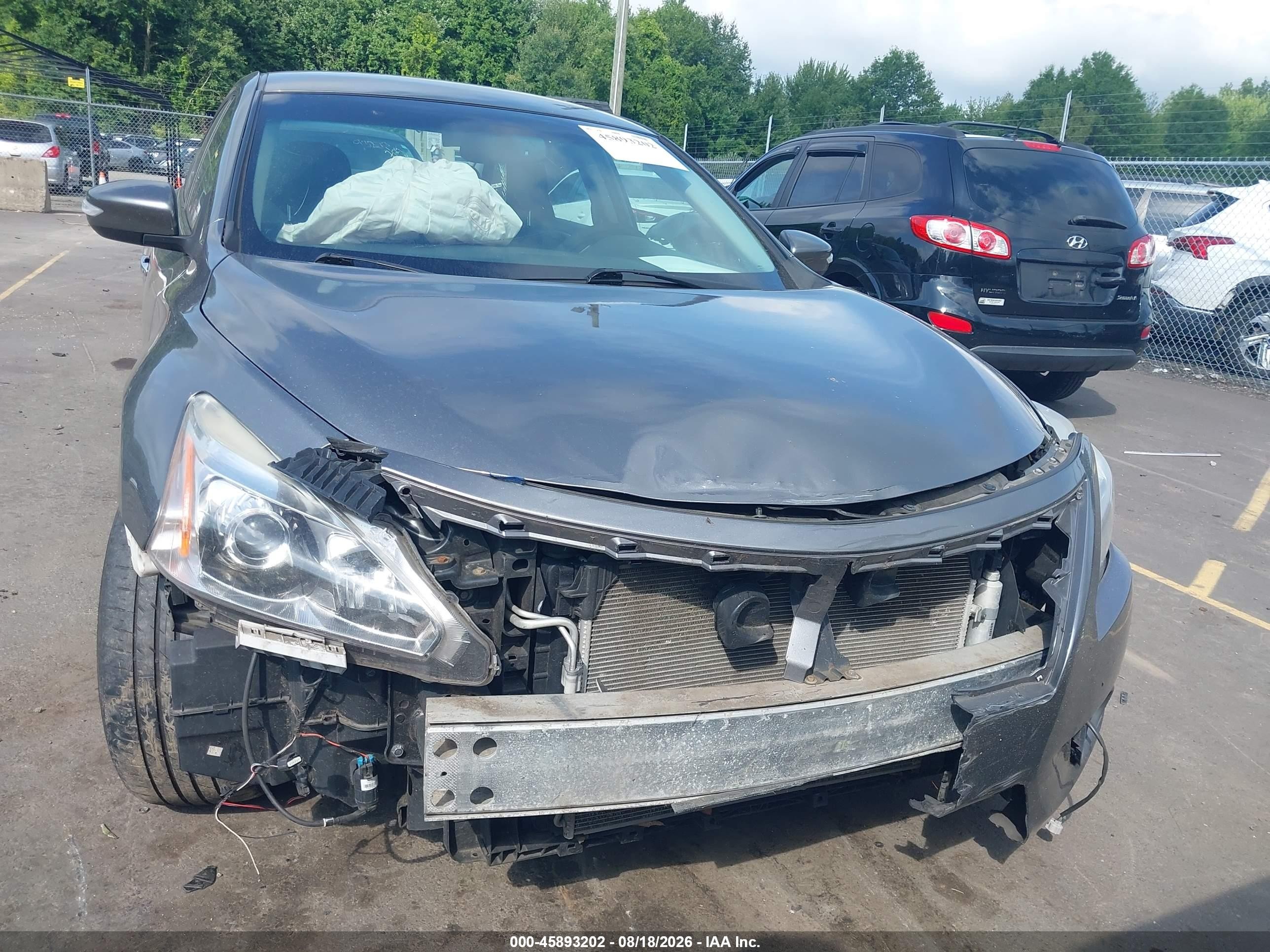 2015 Nissan Altima 2.5 Sl Серый vin: 1N4AL3AP8FN921750