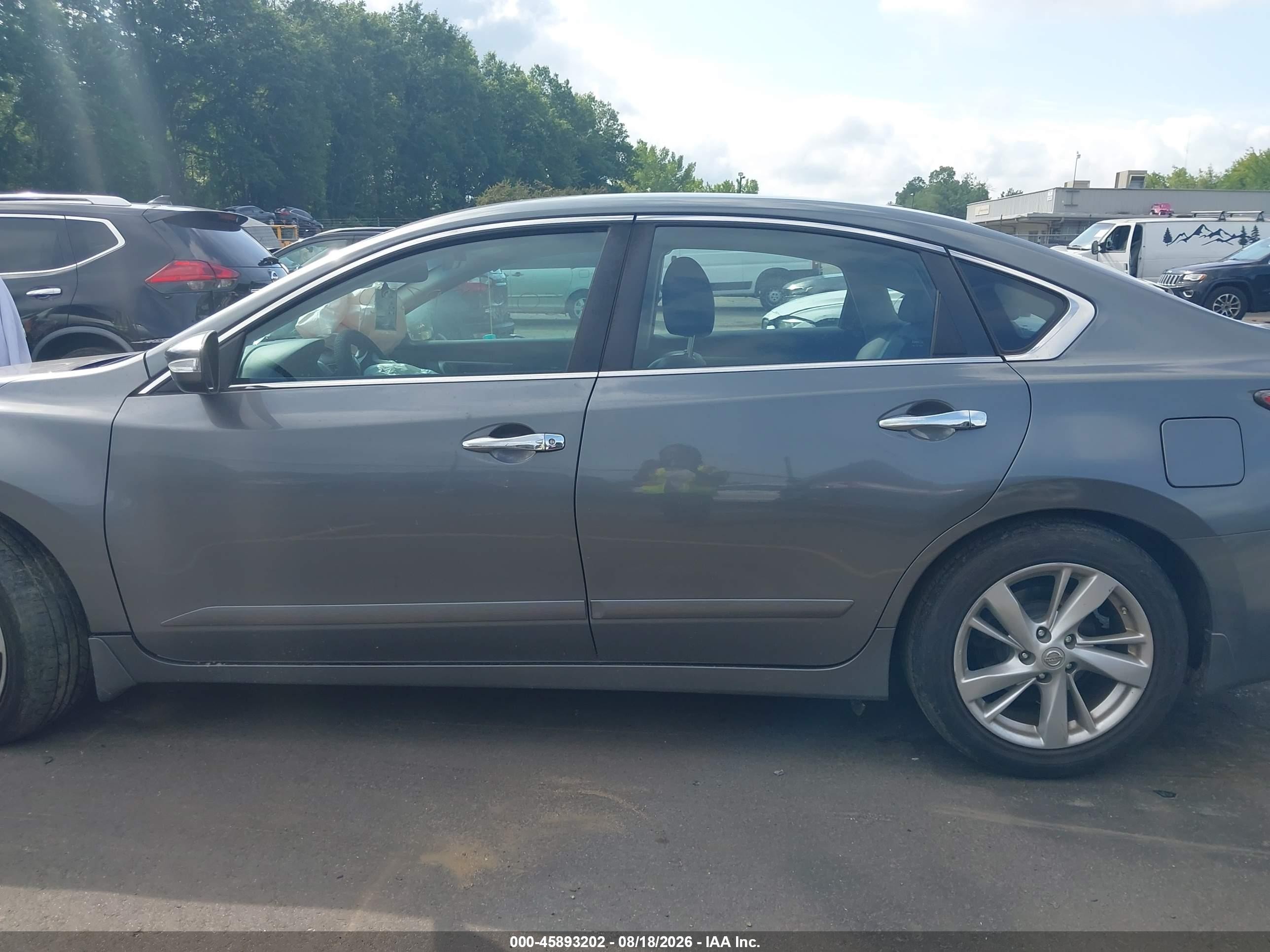 2015 Nissan Altima 2.5 Sl Серый vin: 1N4AL3AP8FN921750