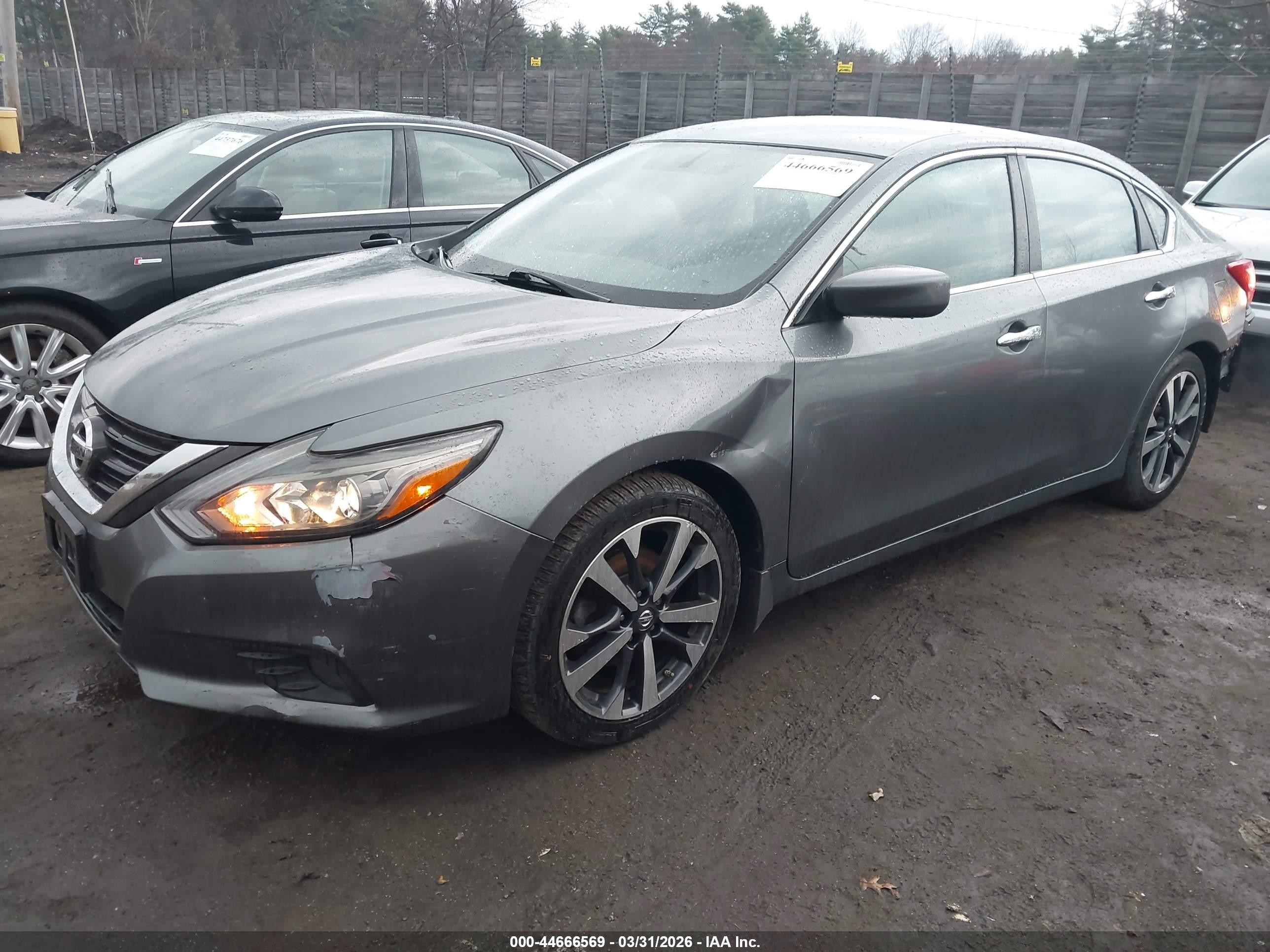 2016 Nissan Altima 2.5 Sr Серый vin: 1N4AL3AP8GC128865