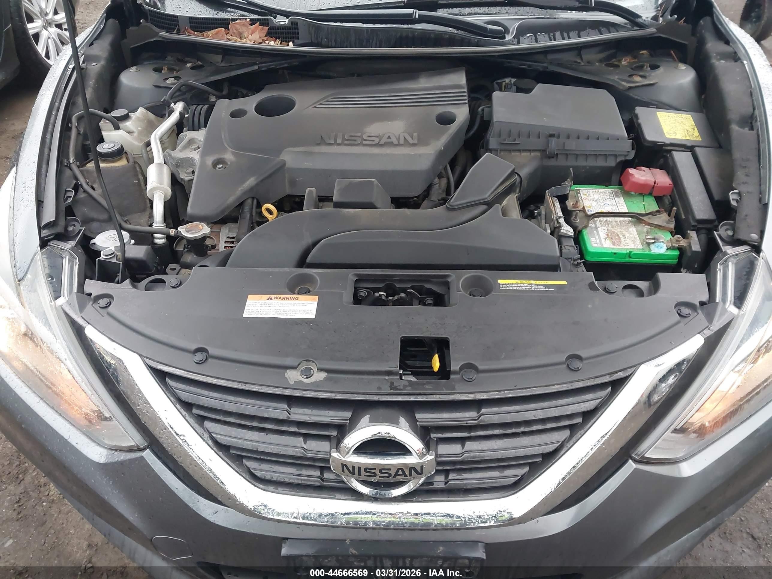 2016 Nissan Altima 2.5 Sr Серый vin: 1N4AL3AP8GC128865