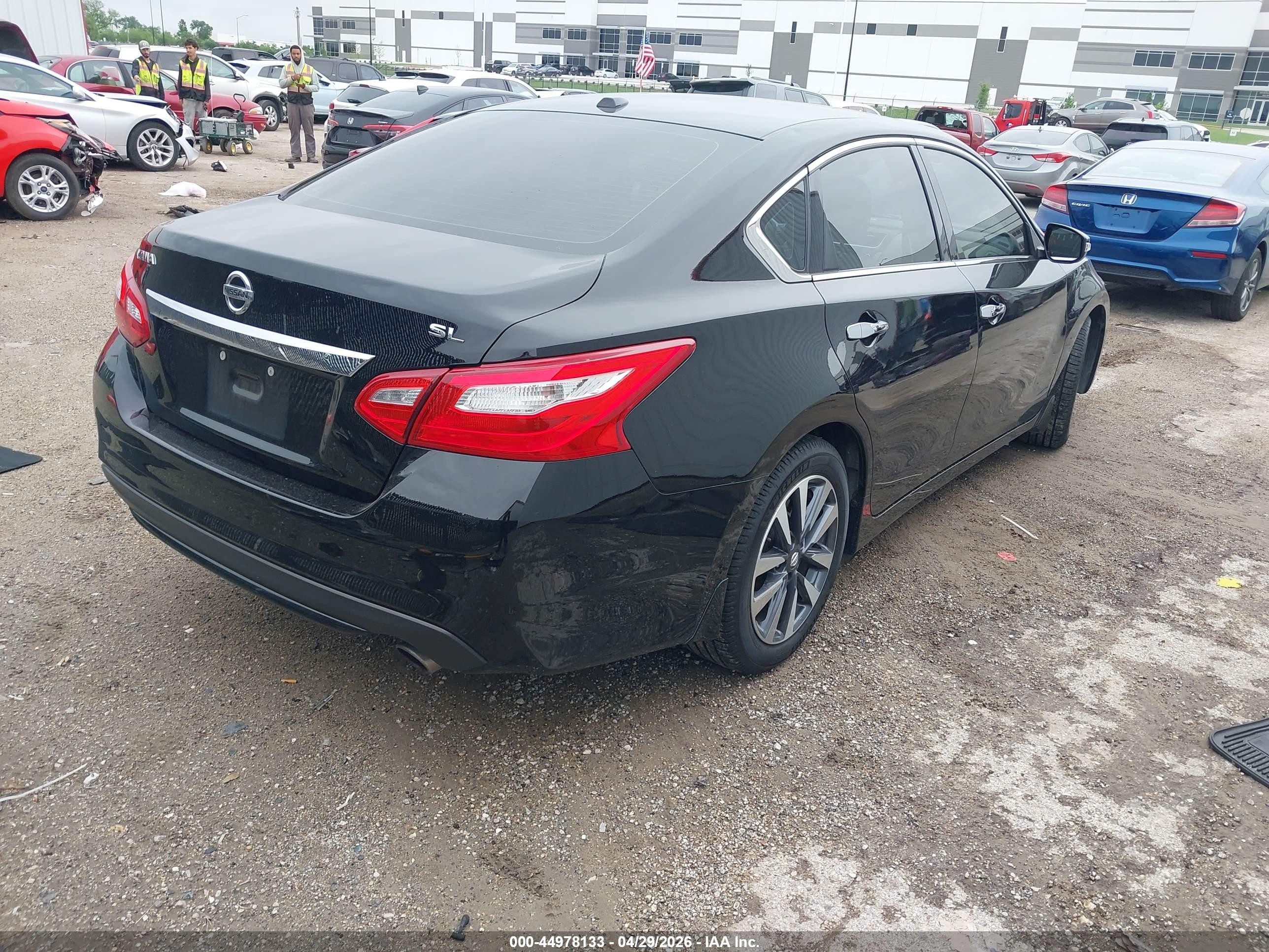 2016 Nissan Altima 2.5 Sl Black vin: 1N4AL3AP8GC292150