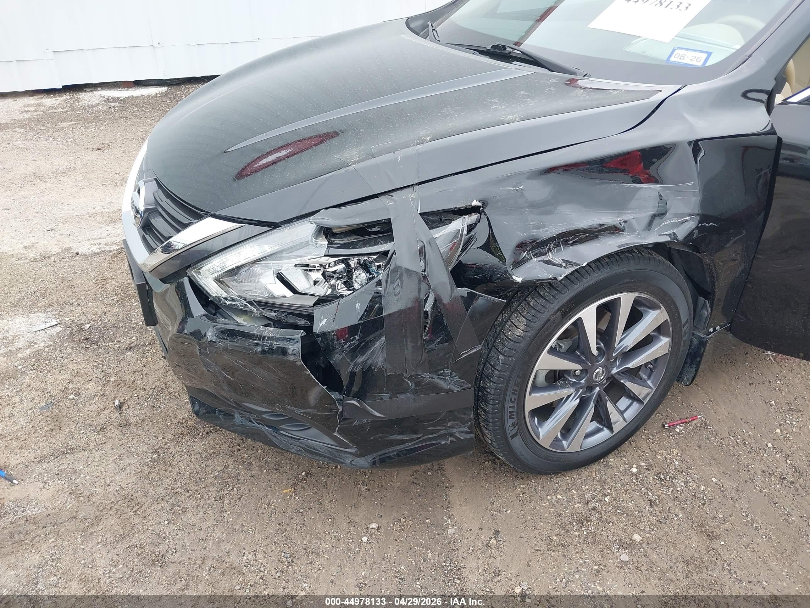 2016 Nissan Altima 2.5 Sl Black vin: 1N4AL3AP8GC292150