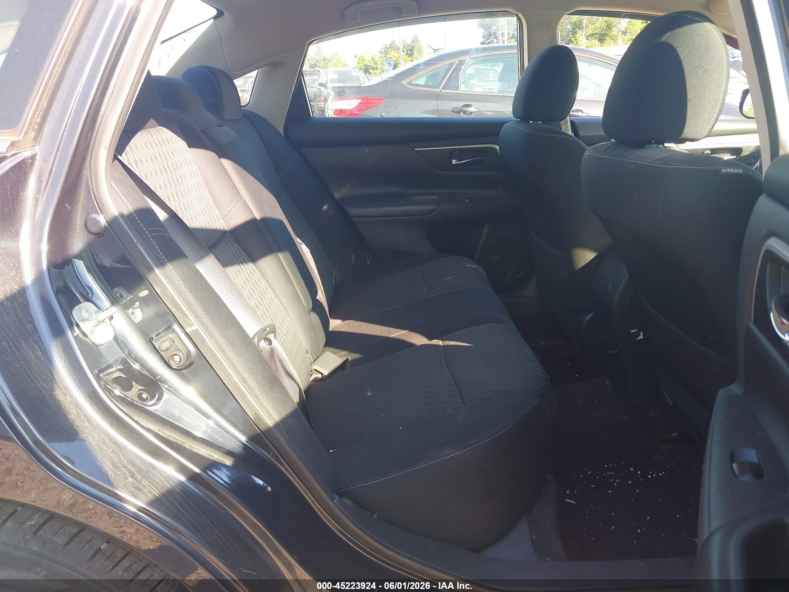 2017 Nissan Altima 2.5 Sv Black vin: 1N4AL3AP8HC292683