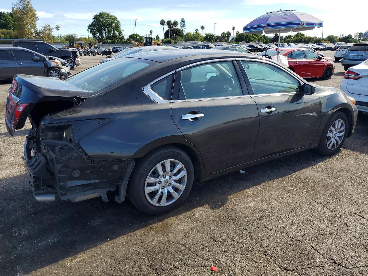 2017 Nissan Altima 2.5 S Black vin: 1N4AL3AP8HC494794