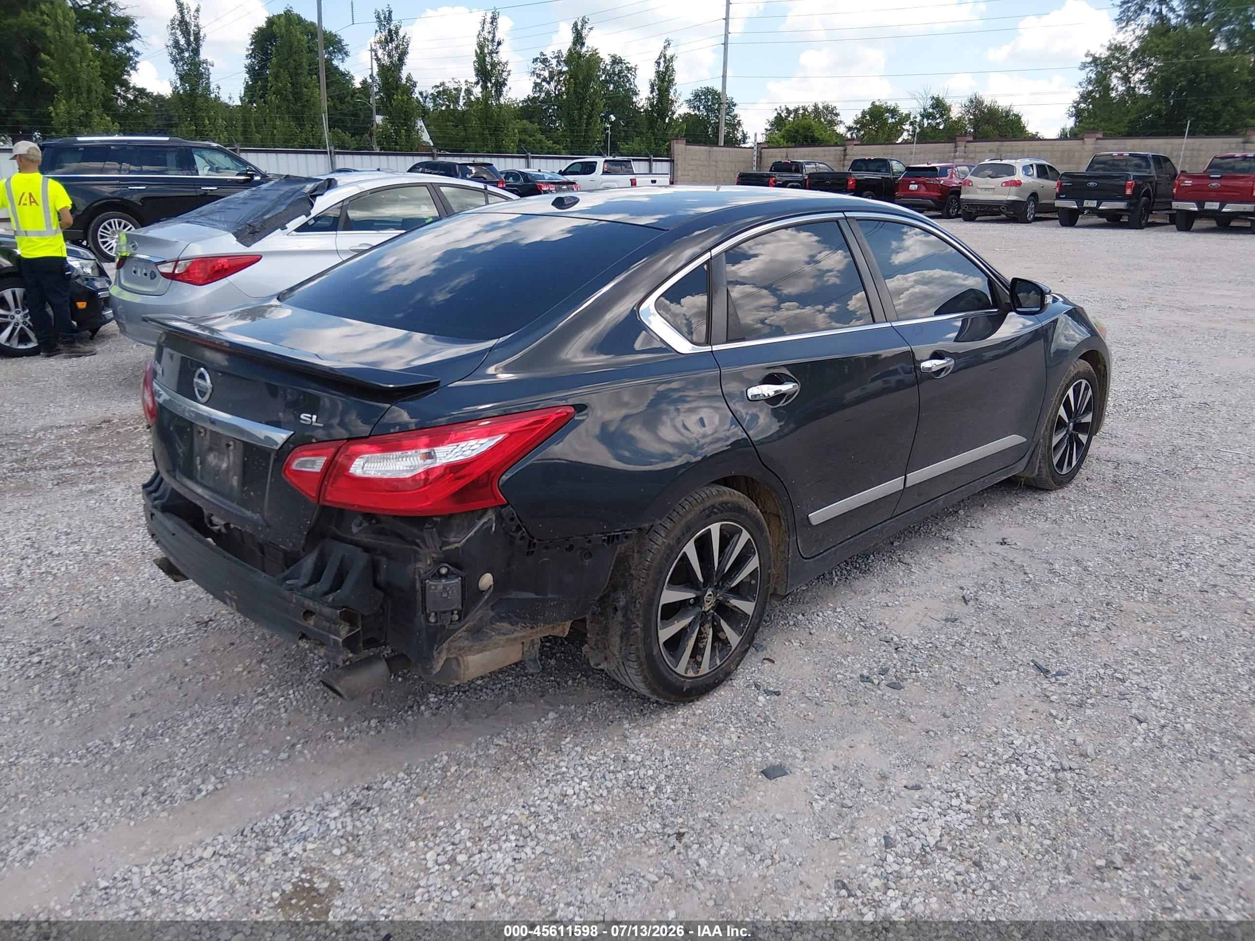 2017 Nissan Altima 2.5 Sl Gray vin: 1N4AL3AP8HC940409
