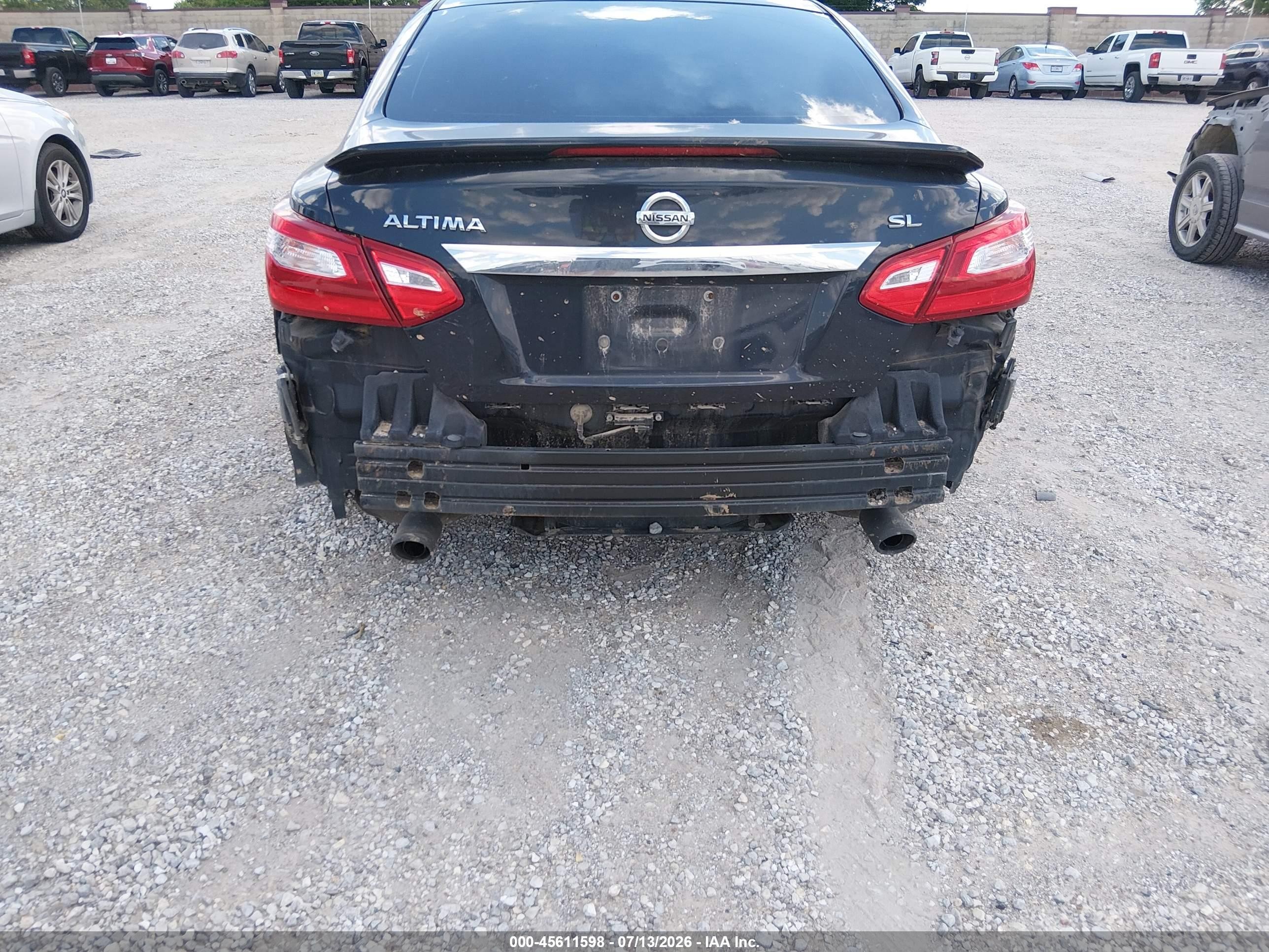 2017 Nissan Altima 2.5 Sl Gray vin: 1N4AL3AP8HC940409