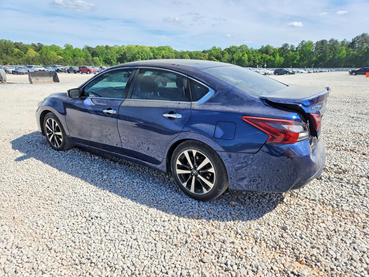 2018 Nissan Altima 2.5 Sr Blue vin: 1N4AL3AP8JC110387