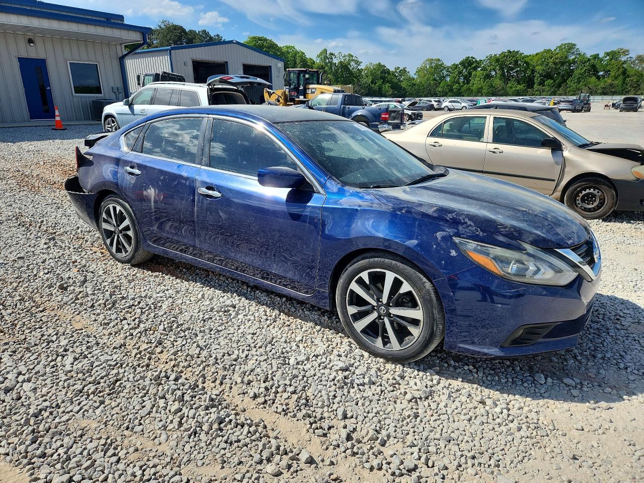2018 Nissan Altima 2.5 Sr Blue vin: 1N4AL3AP8JC110387