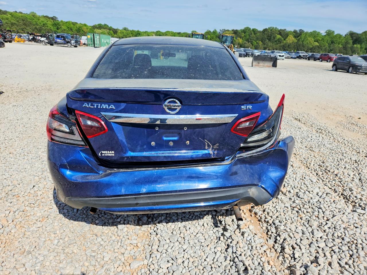 2018 Nissan Altima 2.5 Sr Blue vin: 1N4AL3AP8JC110387