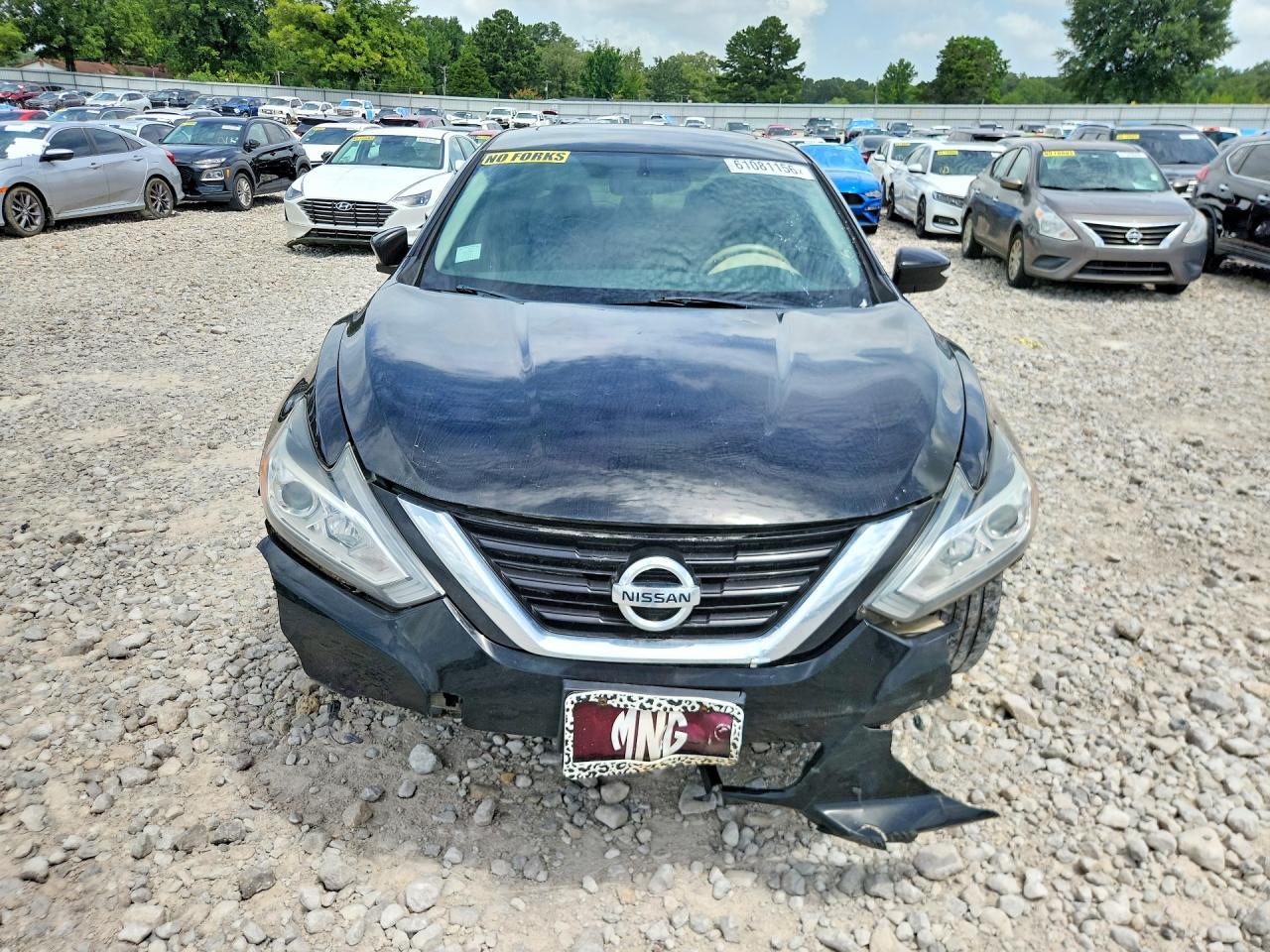 2018 Nissan Altima 2.5 Sv Black vin: 1N4AL3AP8JC200459
