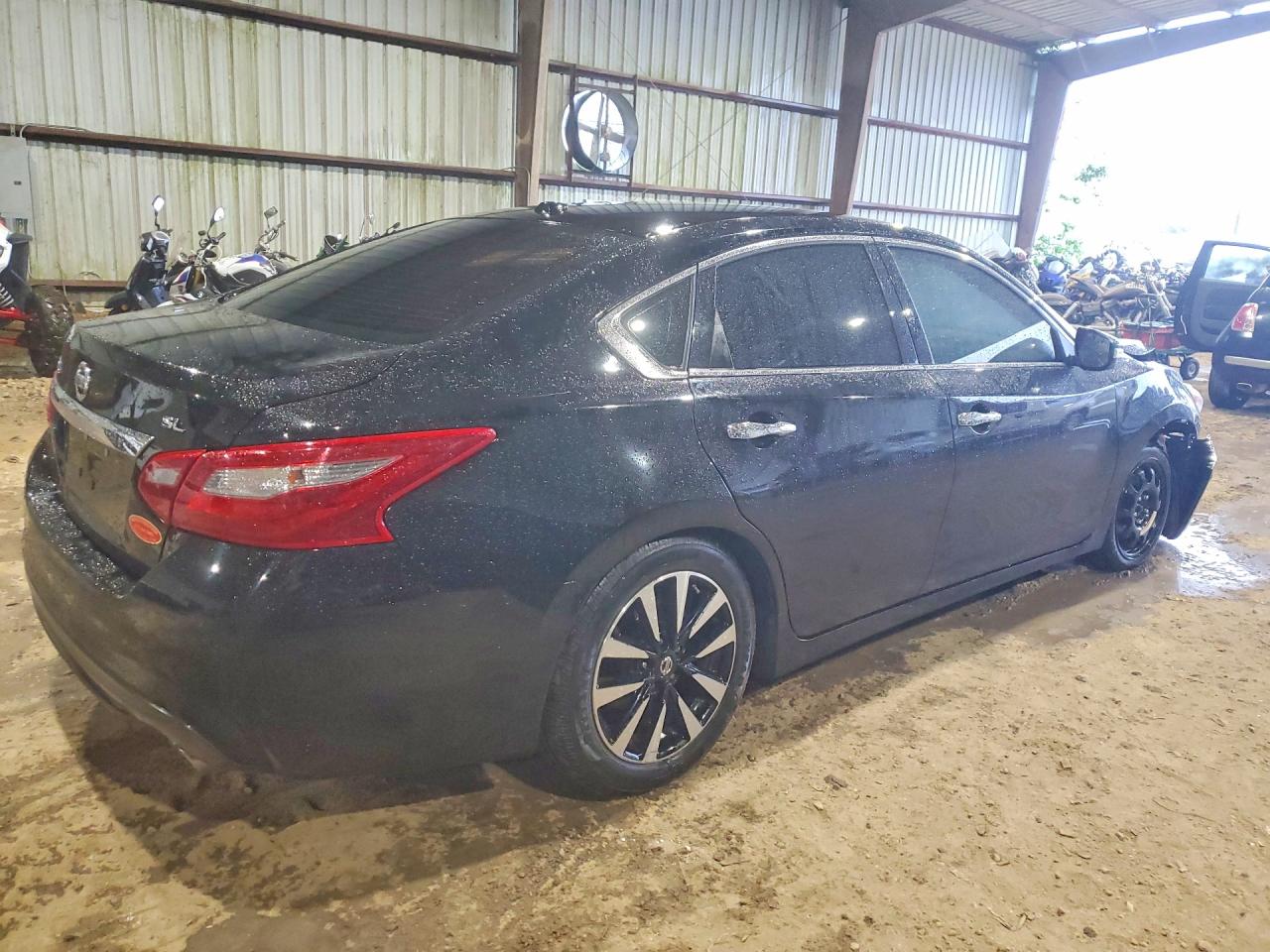 2018 Nissan Altima 2.5 Sl Black vin: 1N4AL3AP8JC238869