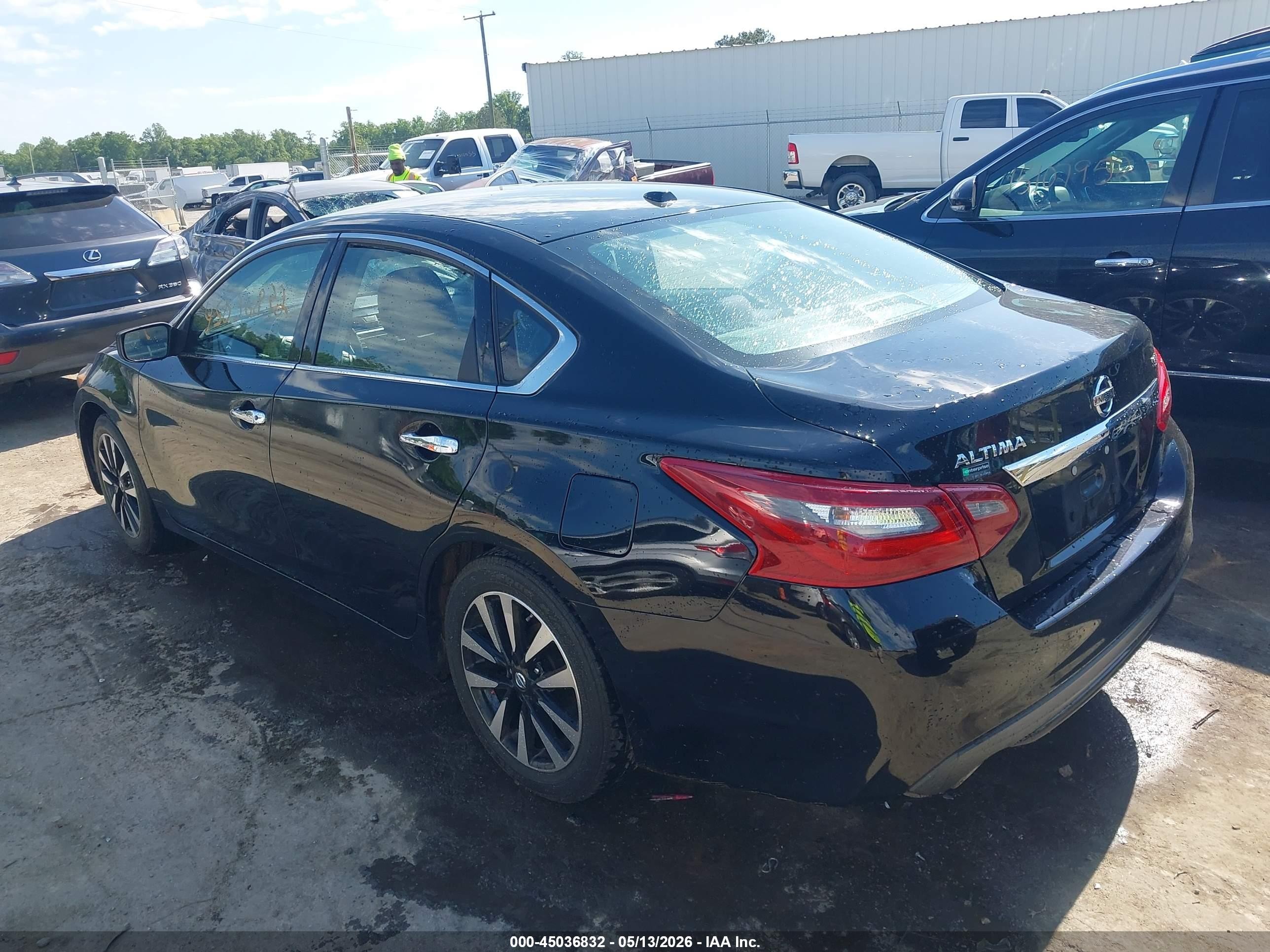 2018 Nissan Altima 2.5 Sv Black vin: 1N4AL3AP8JC248222