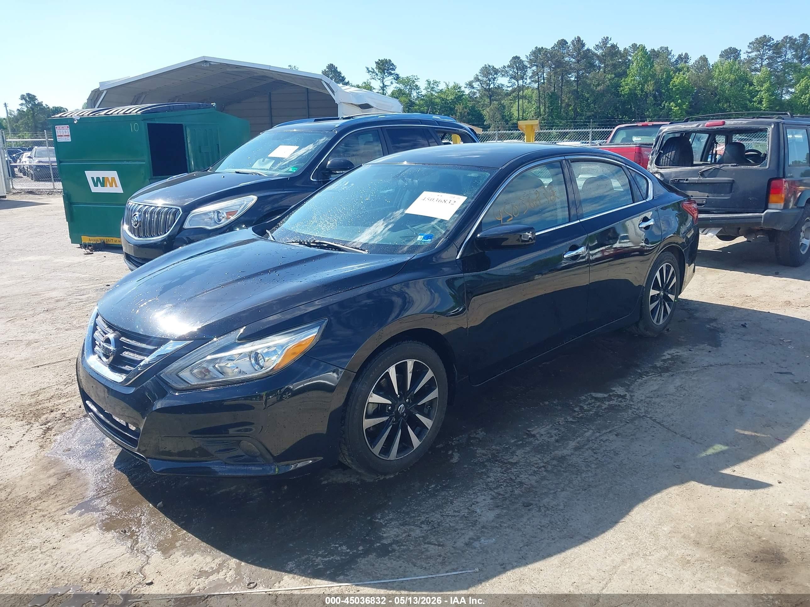 2018 Nissan Altima 2.5 Sv Black vin: 1N4AL3AP8JC248222