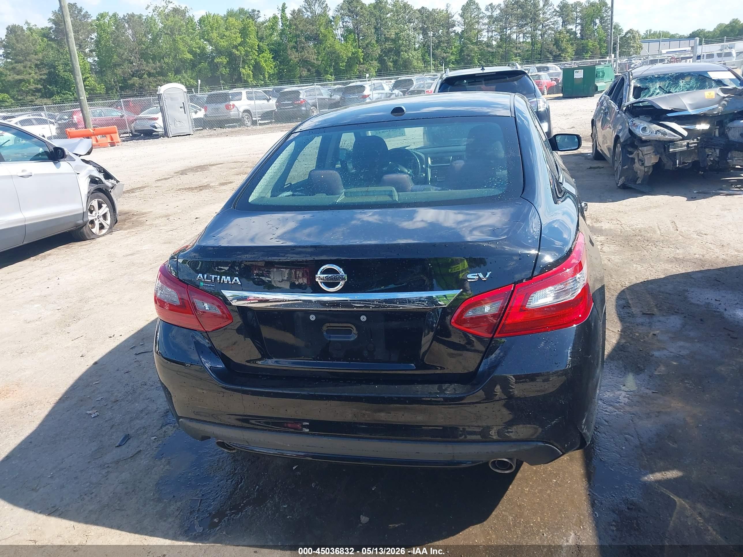 2018 Nissan Altima 2.5 Sv Black vin: 1N4AL3AP8JC248222
