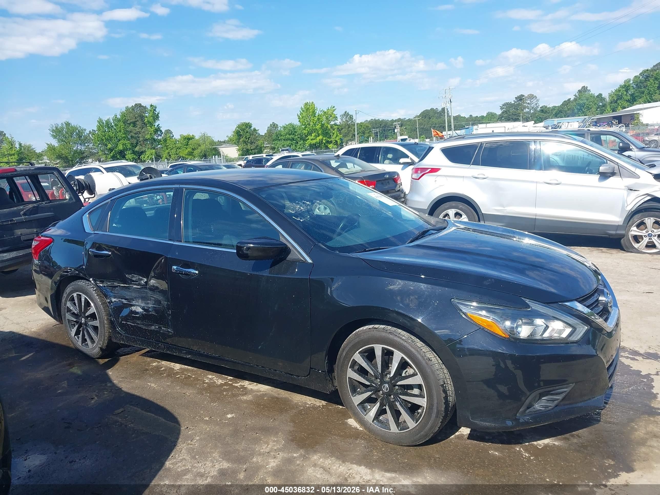 2018 Nissan Altima 2.5 Sv Black vin: 1N4AL3AP8JC248222