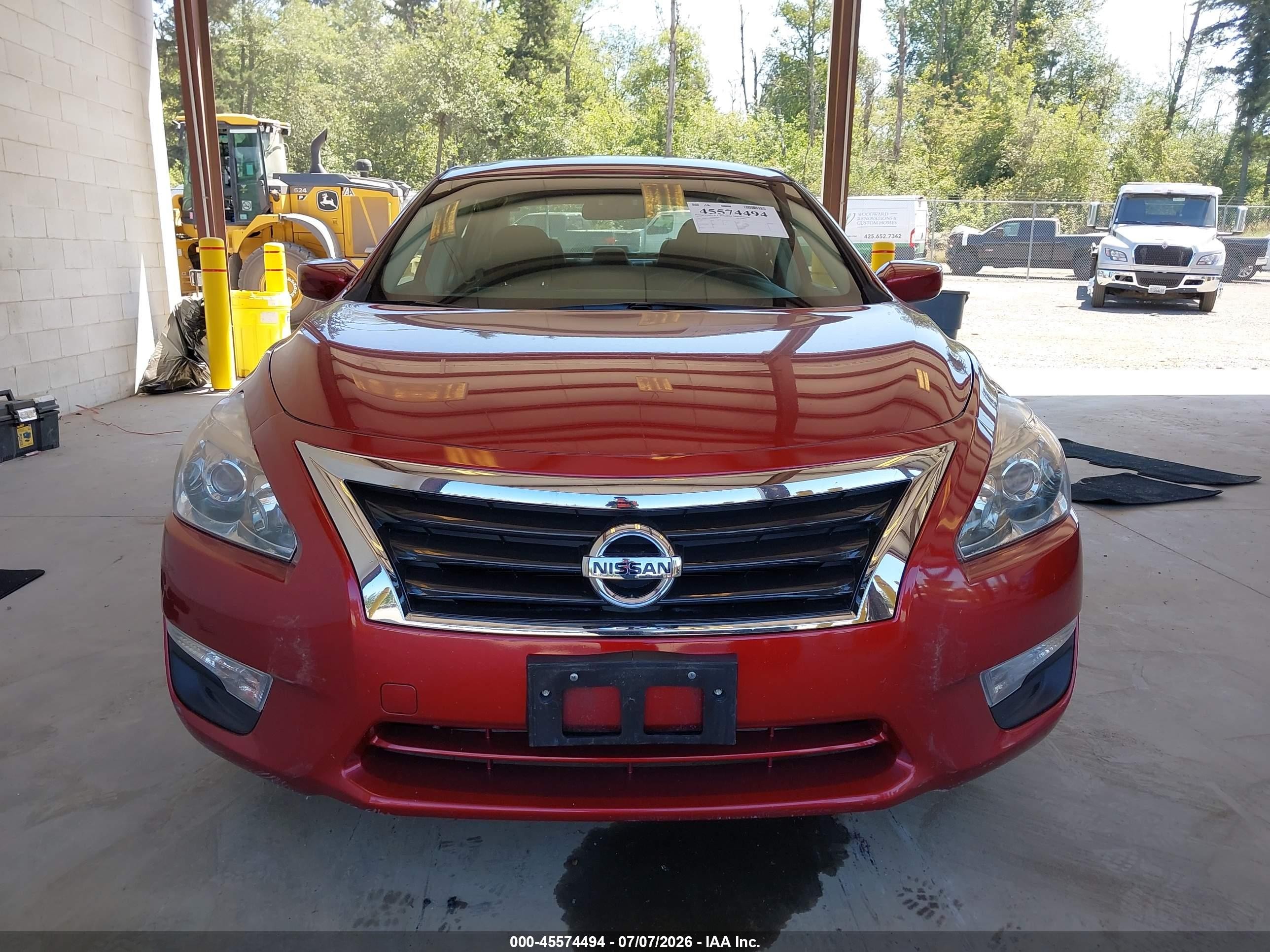 2013 Nissan Altima 2.5 Sv Красный vin: 1N4AL3AP9DC102089
